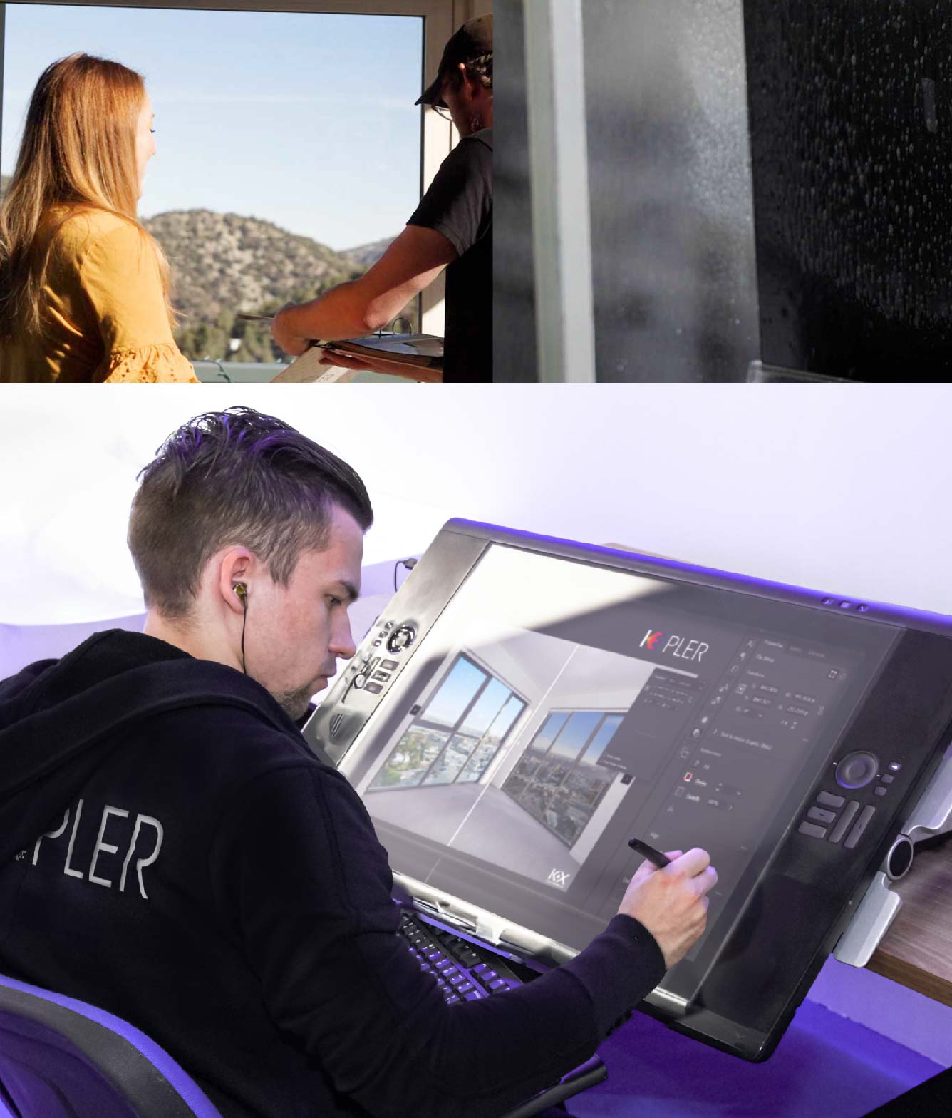 Kepler Specialist Performing Commercial Window Tinting in Highland Park Highland Park