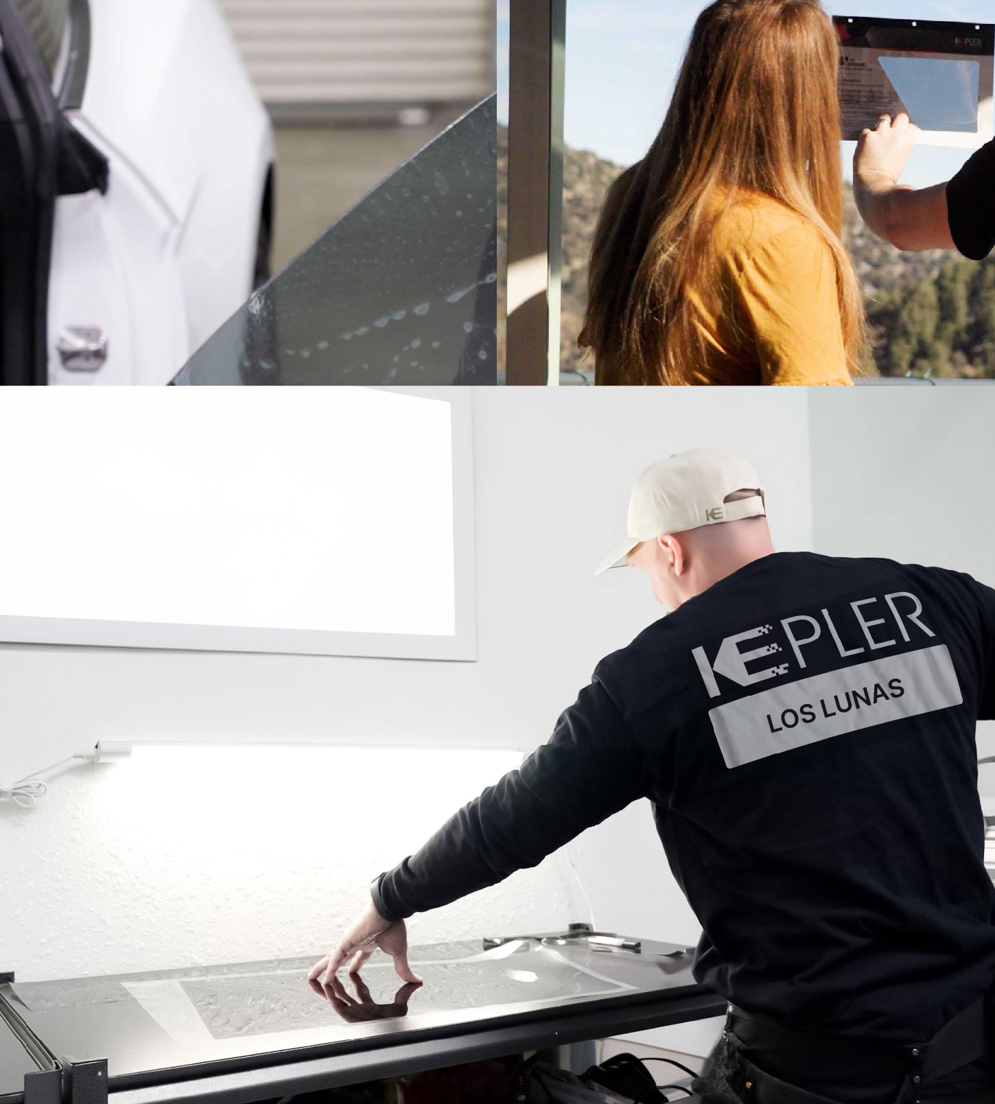 Window Tinting Specialist Cutting Film in Los Lunas, New Mexico