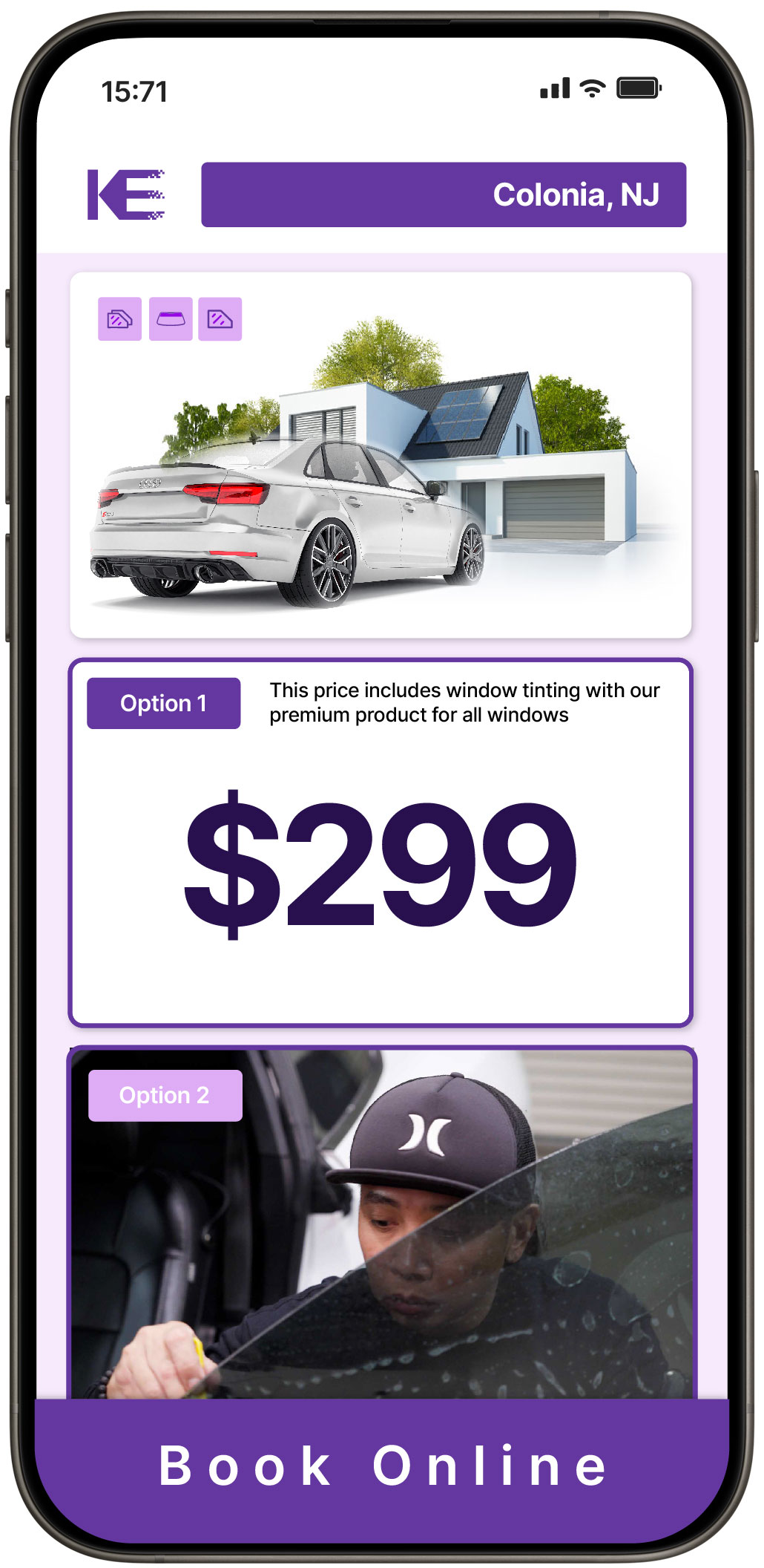 View Competitive Window Tinting Prices in Colonia, New Jersey