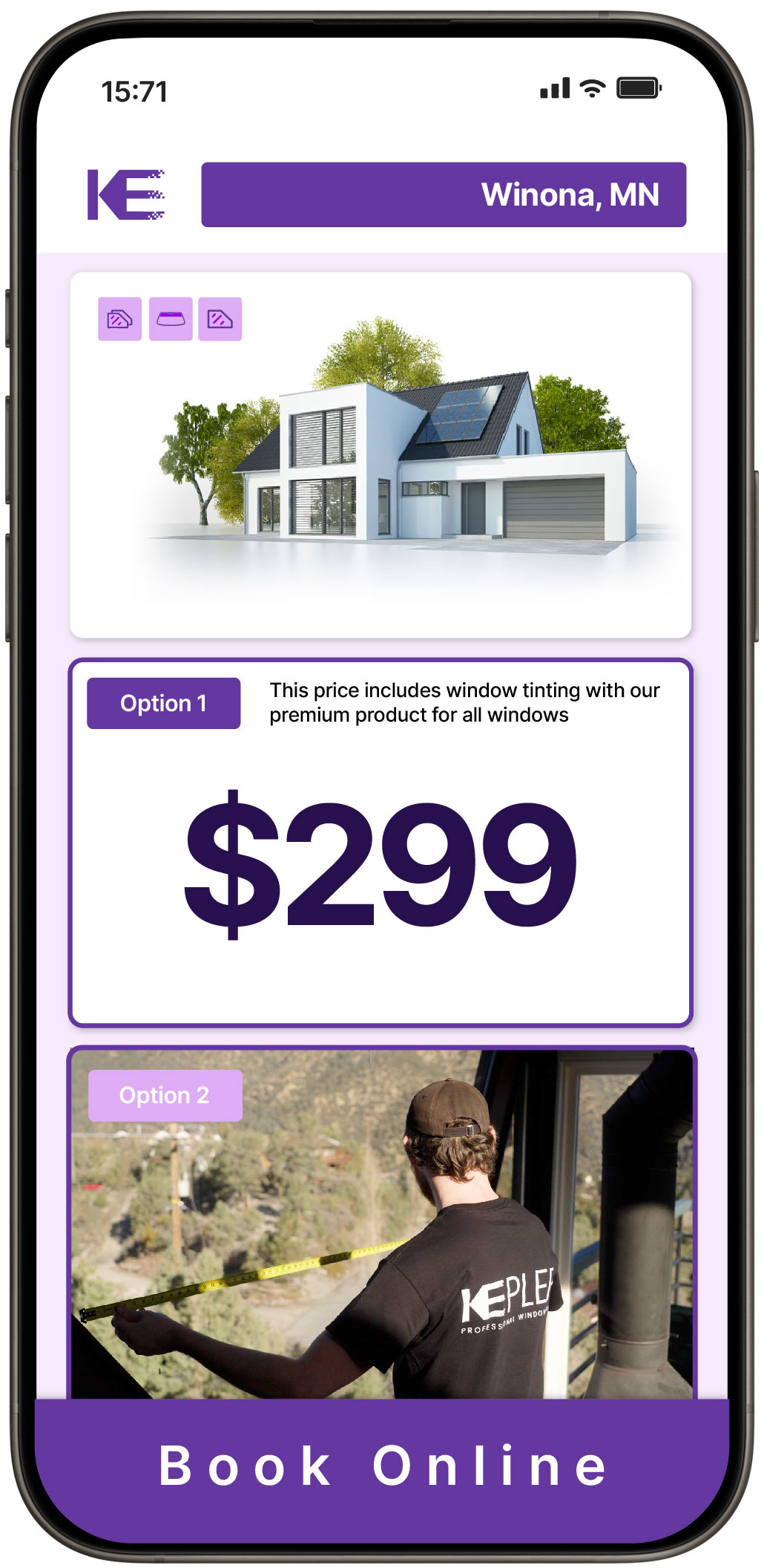 View Competitive Home Window Tinting Rates in Winona, Minnesota