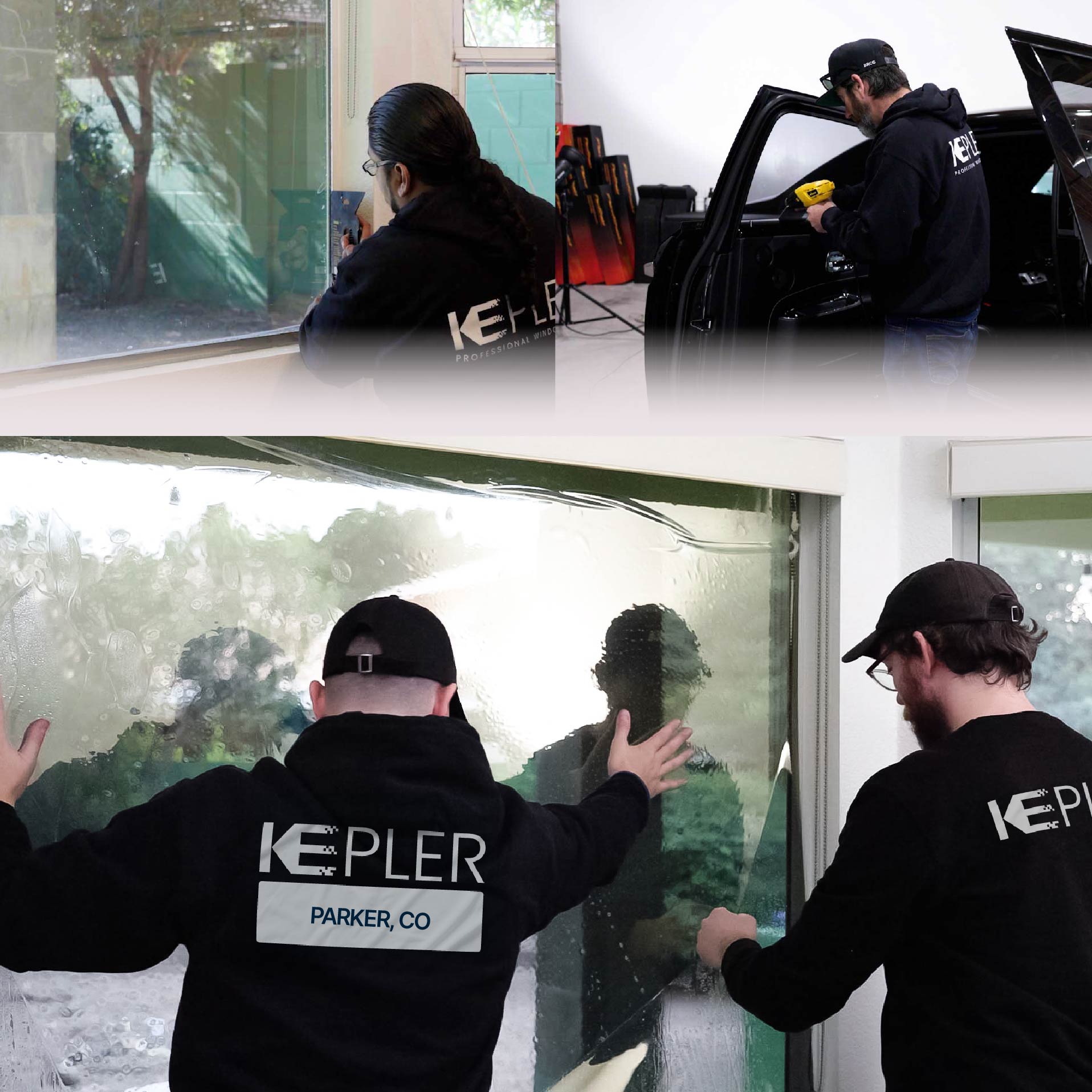 Kepler Specialist Performing Commercial Window Tinting in Parker Parker