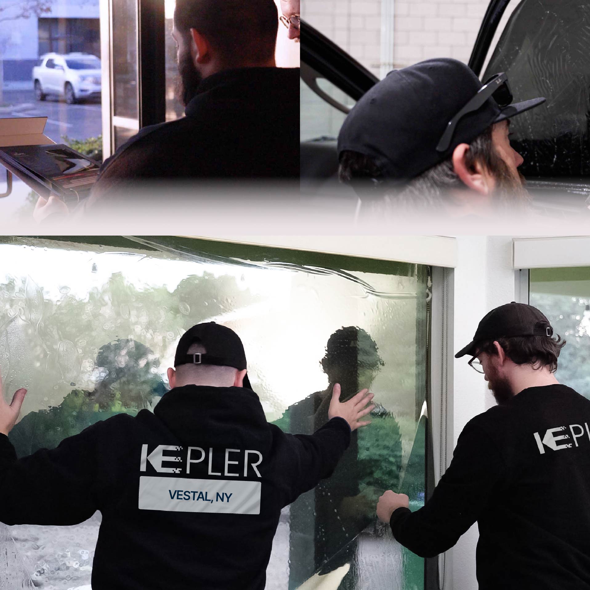 Kepler Specialist Performing Commercial Window Tinting in Vestal Vestal