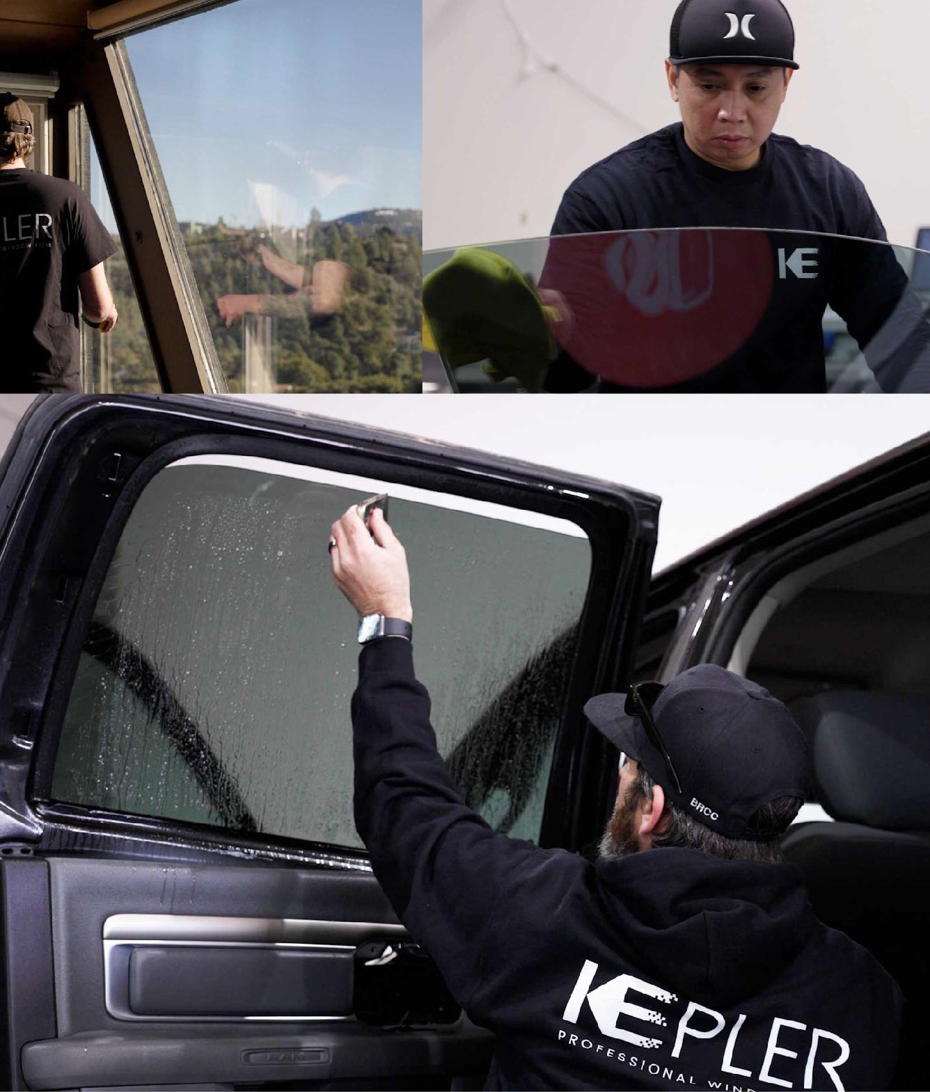 Kepler Window Tinting Specialists at Work in Radford, Virginia
