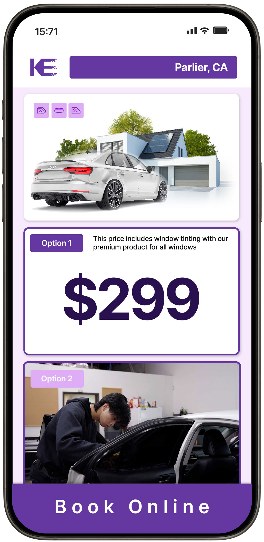 View Competitive Window Tinting Prices in Parlier, California
