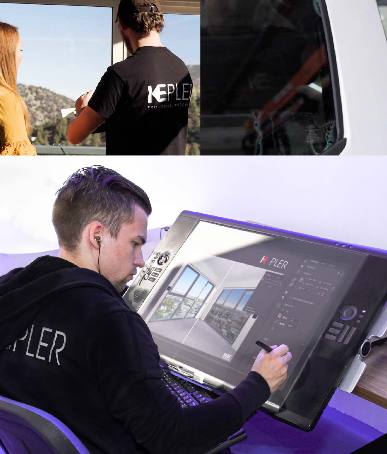 Kepler Specialist Performing Commercial Window Tinting in Lady Lake Lady Lake