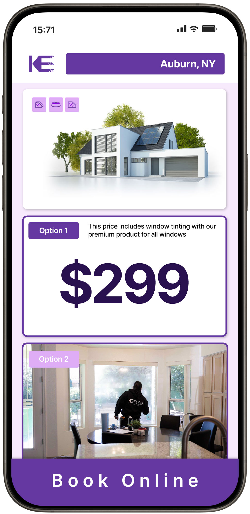 View Competitive Home Window Tinting Prices in Auburn, New York