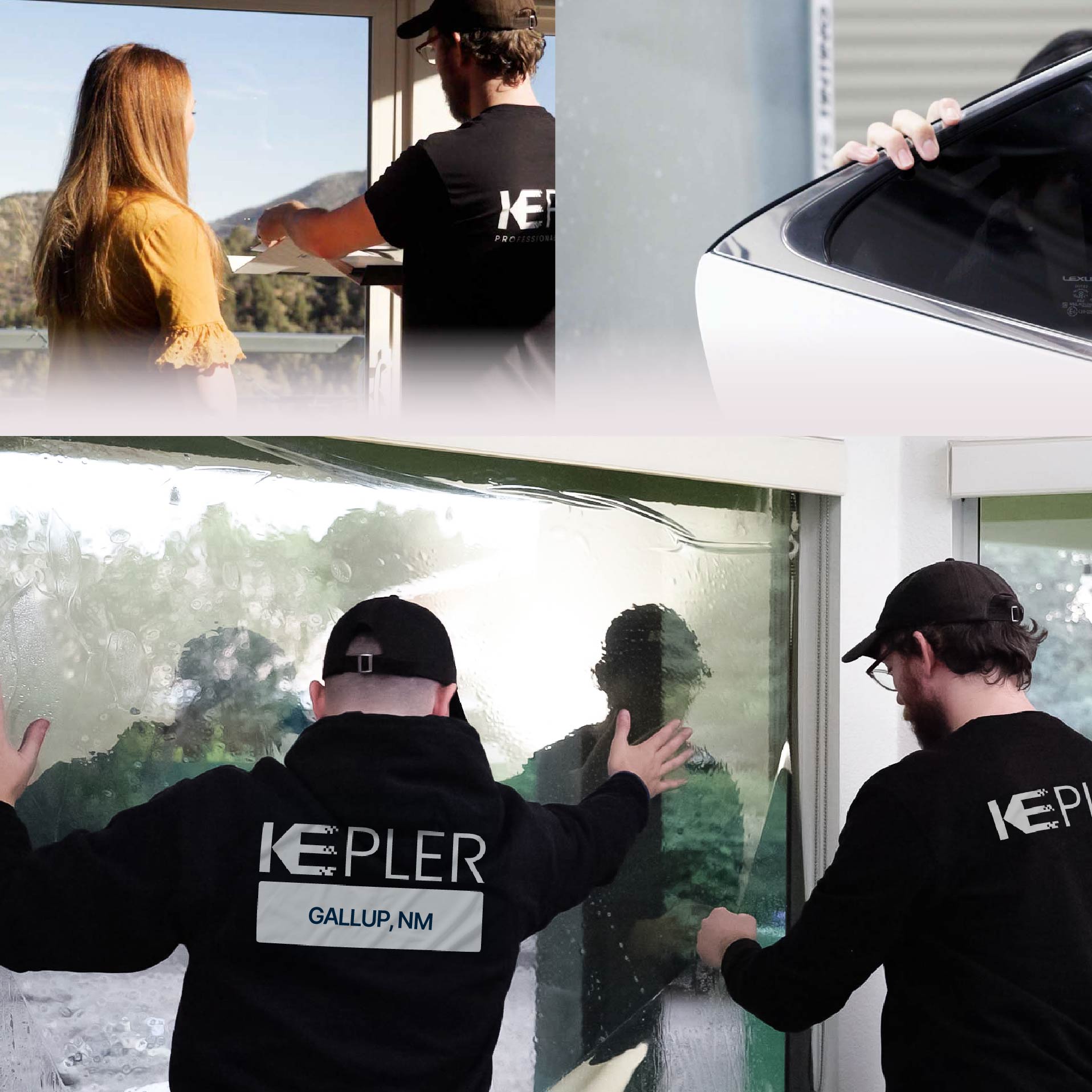 Kepler Specialist Performing Commercial Window Tinting in Gallup Gallup