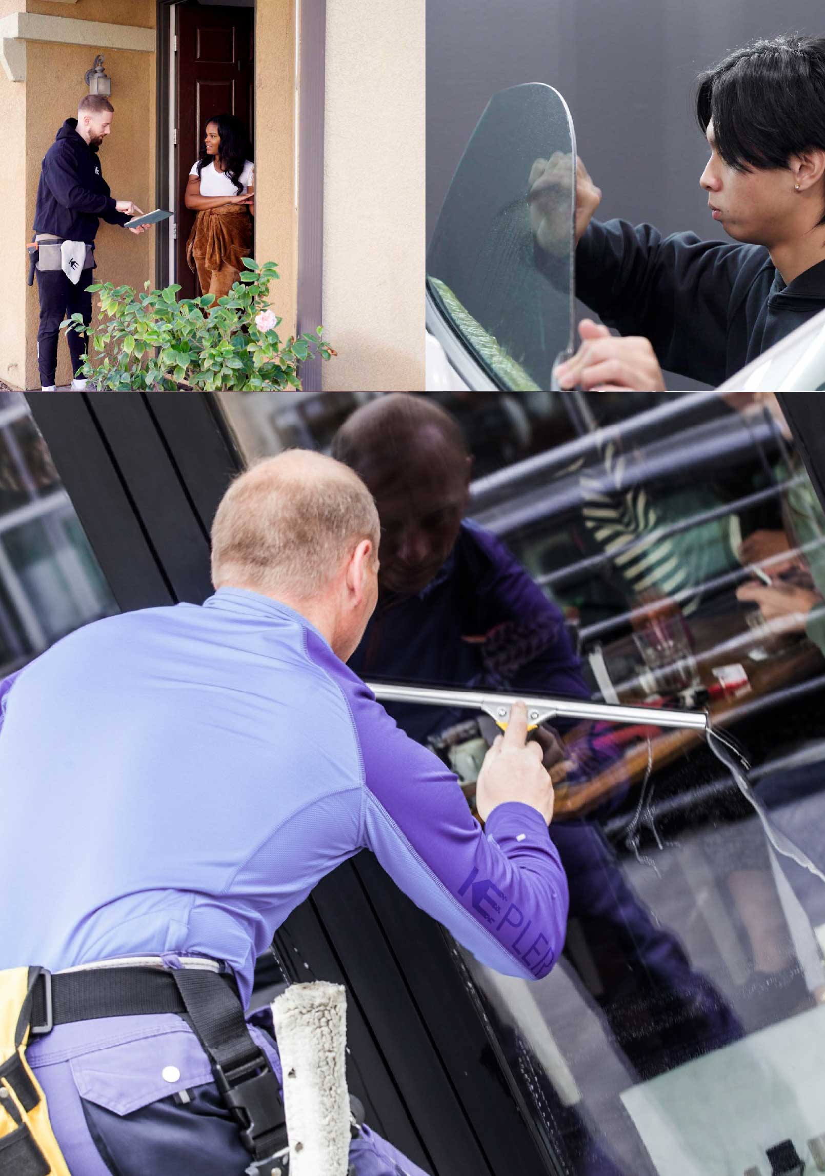 Kepler Expert Applying Anti-Graffiti Window Film to a New Rochelle Shop Front