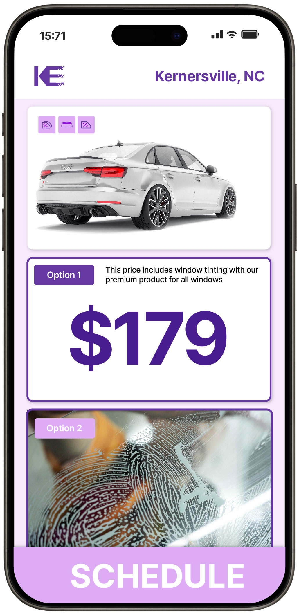 View Reasonable Car Window Tinting Prices in Kernersville, North Carolina