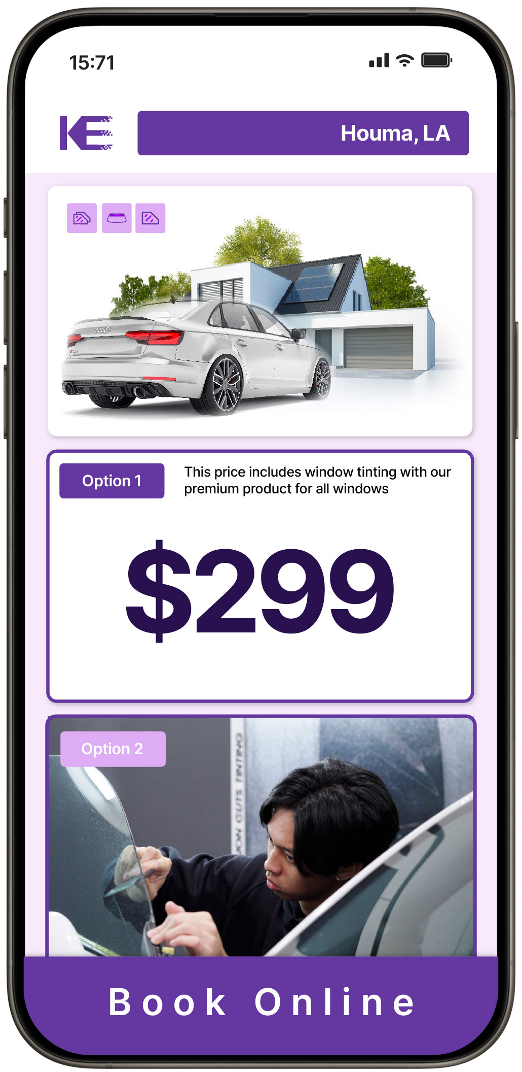 View Affordable Tesla Window Tinting Prices in Shreveport, Louisiana