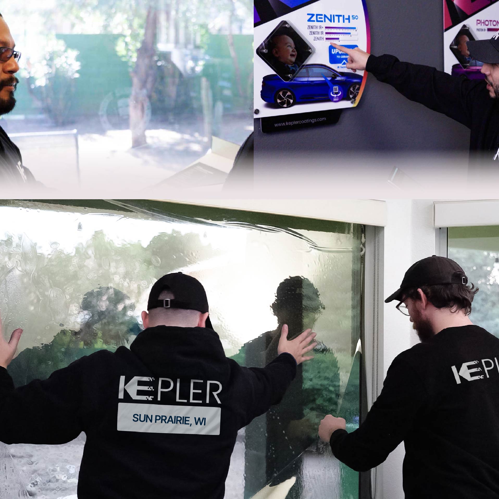 Kepler Specialist Performing Commercial Window Tinting in Sun Prairie Sun Prairie