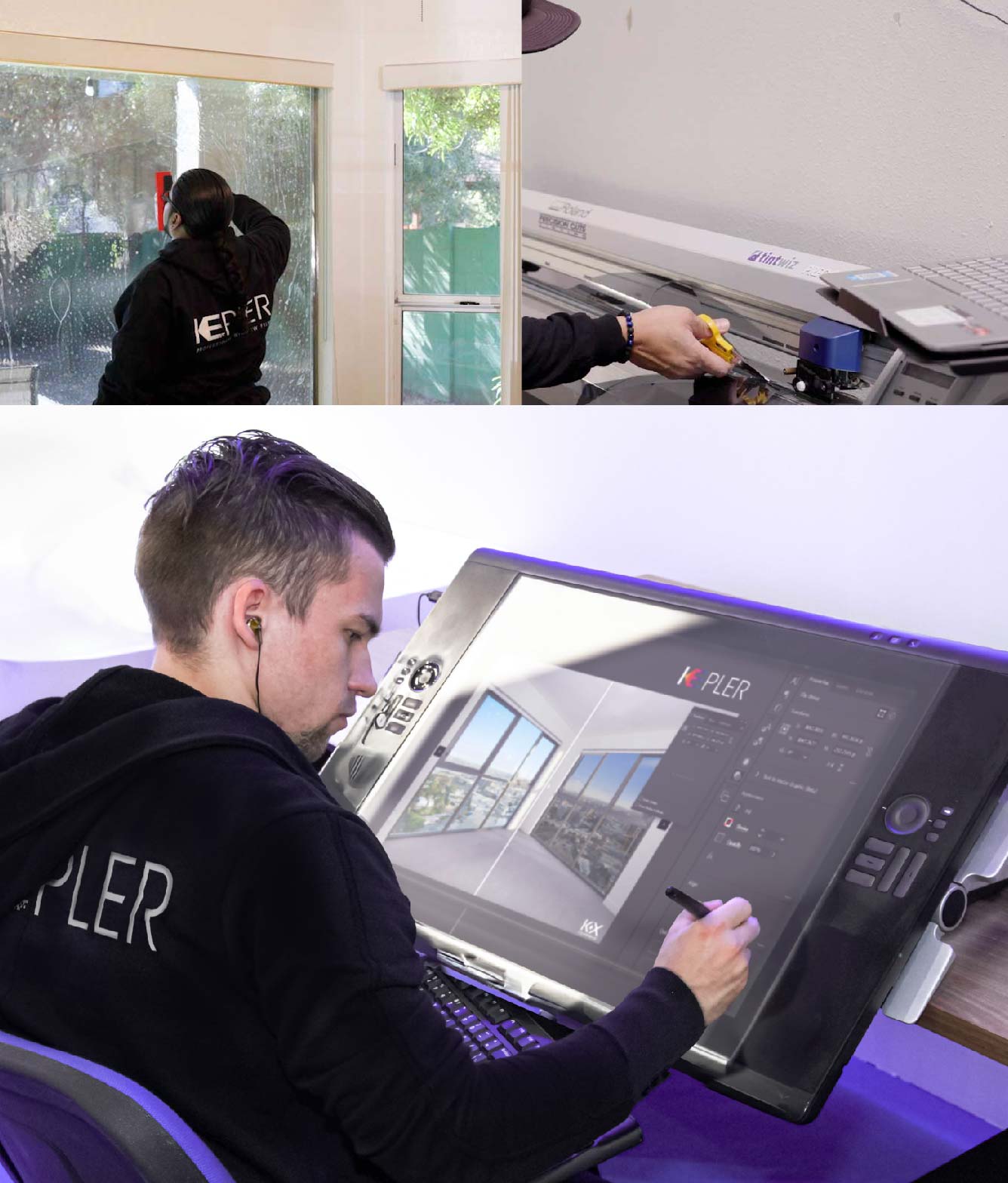 Kepler Specialist Performing Commercial Window Tinting in Hamburg Hamburg