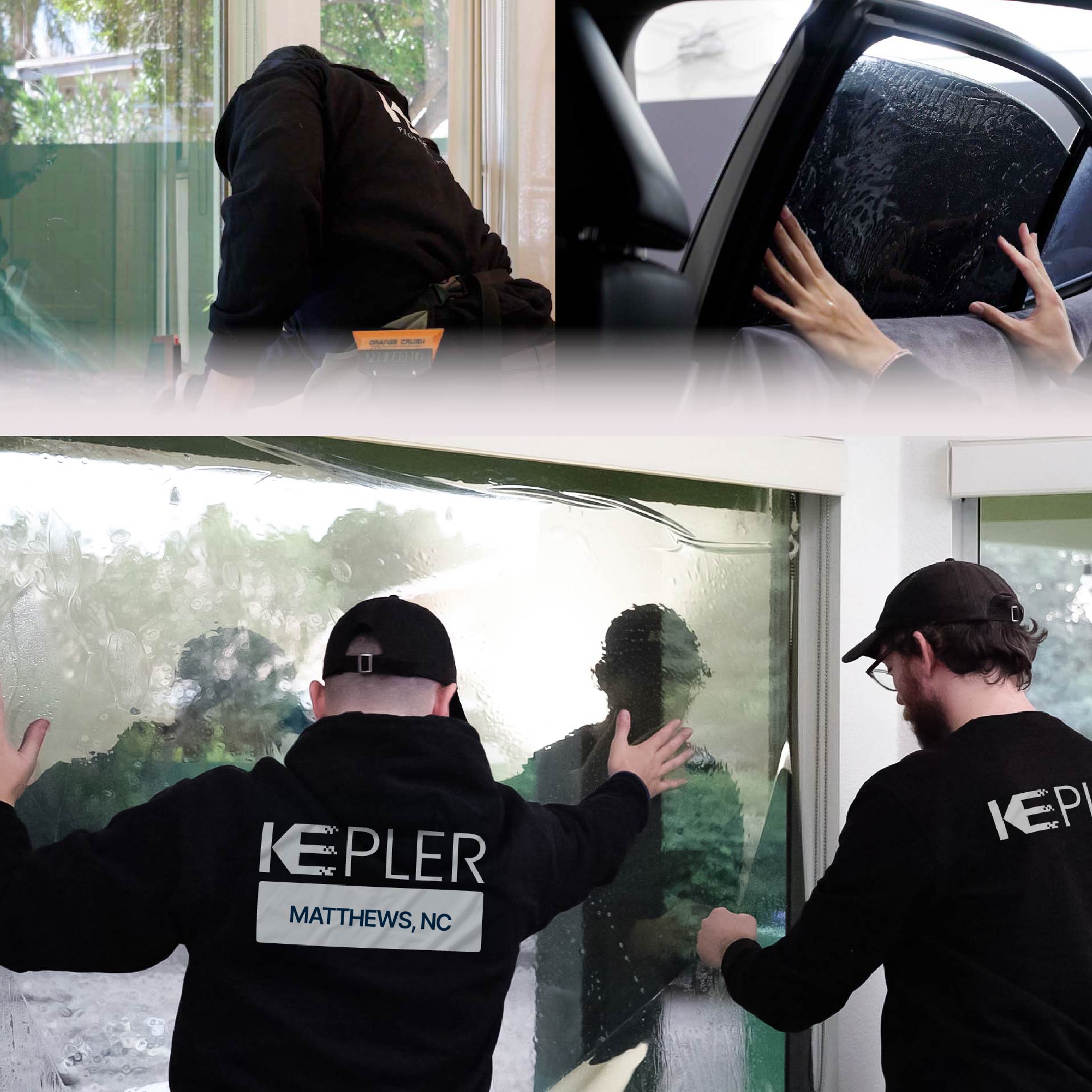 Kepler Specialist Performing Commercial Window Tinting in Matthews Matthews