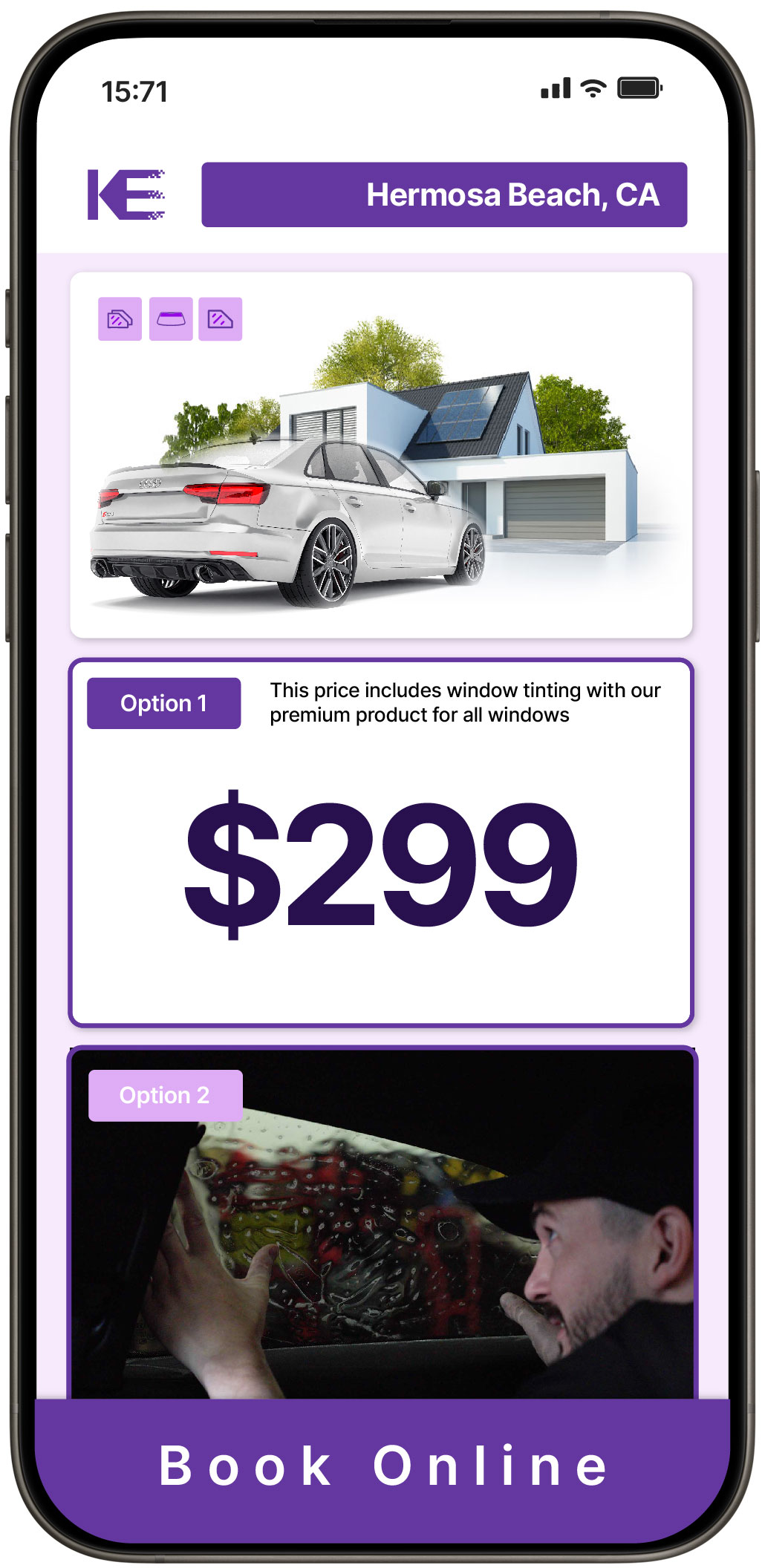 View Competitive Window Tinting Prices in Hermosa Beach, California