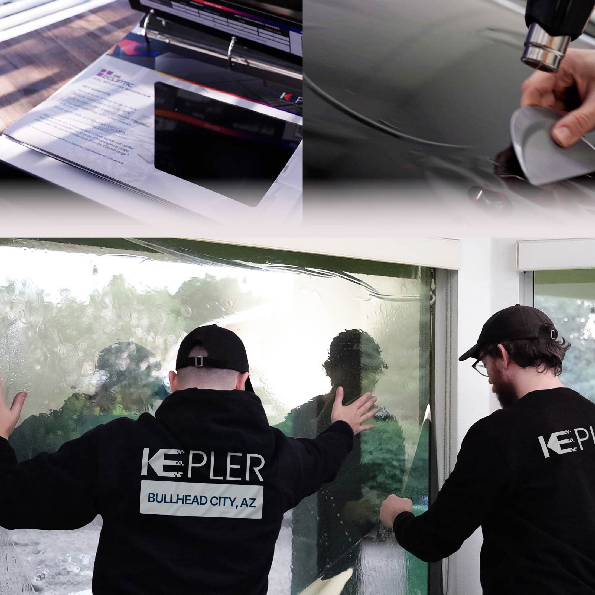 Kepler Specialist Performing Commercial Window Tinting in Bullhead City Bullhead City