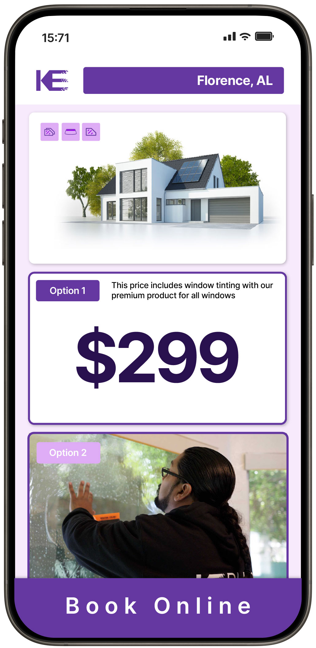 View Affordable Home Window Tinting Rates in Florence, Alabama