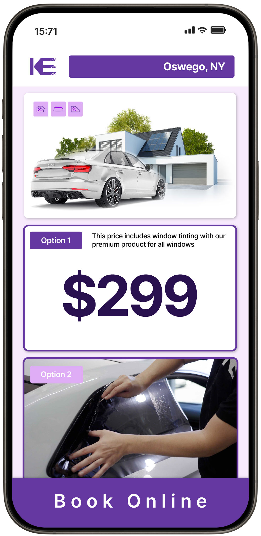 View Competitive Window Tinting Prices in Oswego, New York
