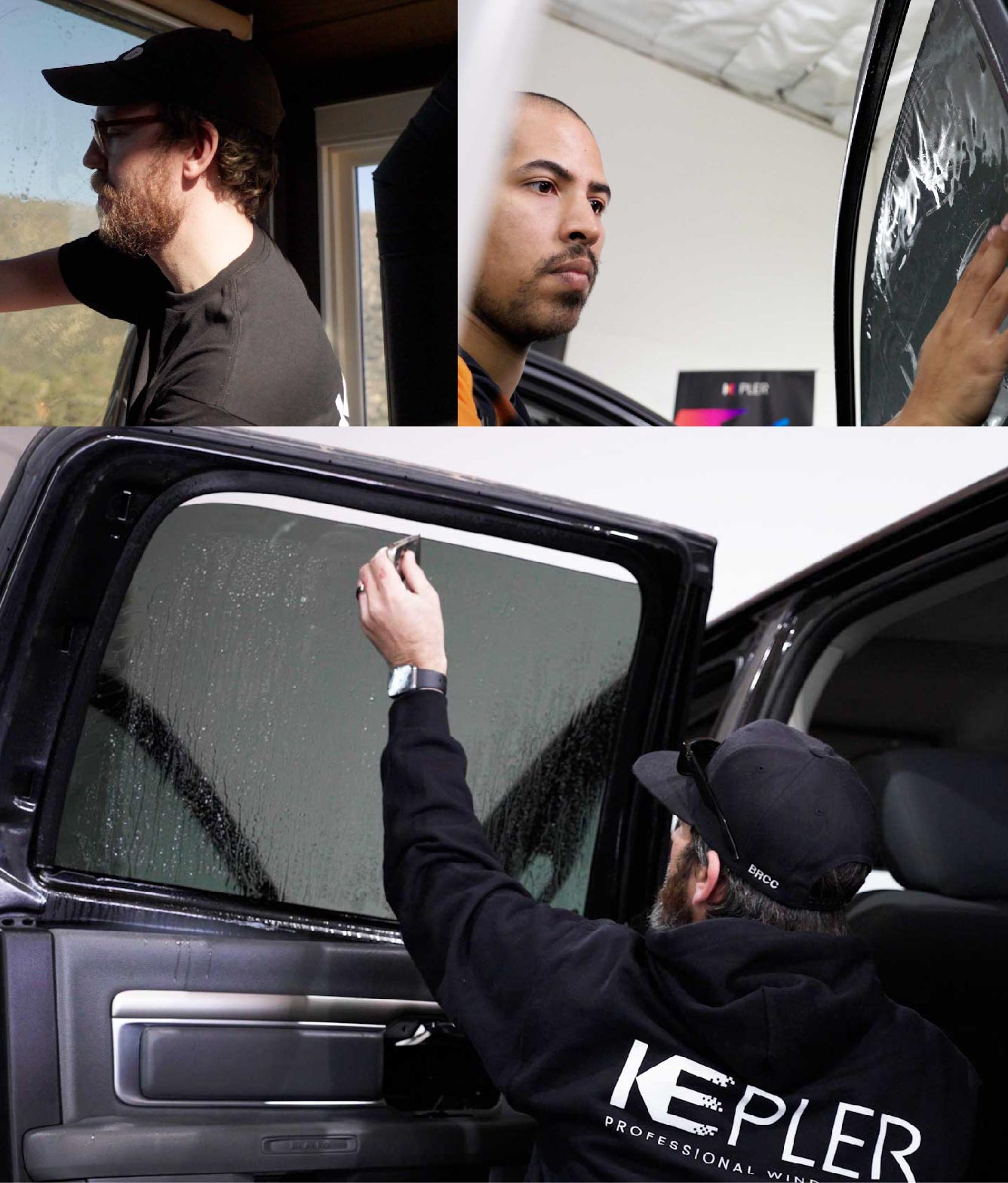 Kepler Window Tinting Specialists at Work in Laconia, New Hampshire