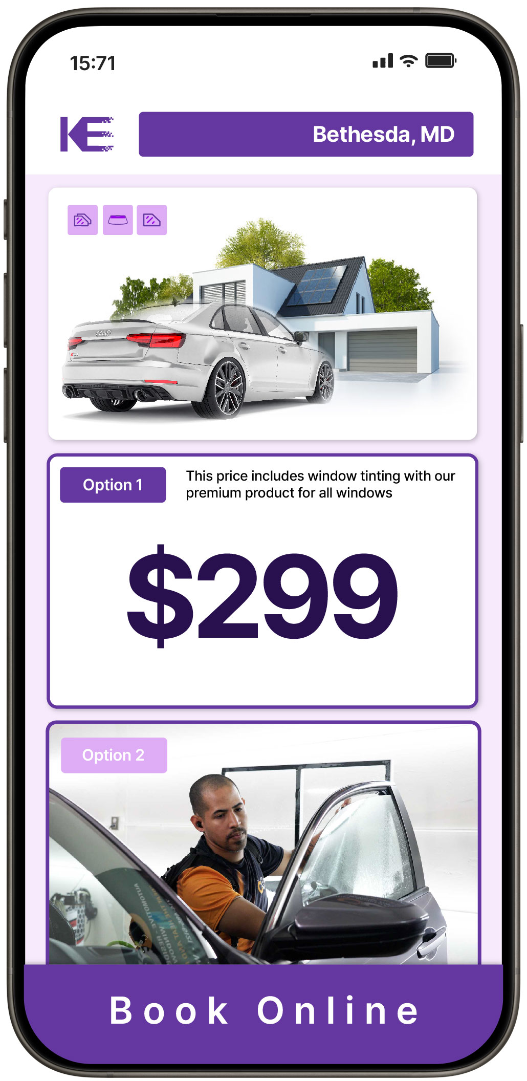 View Competitive Window Tinting Prices in Bethesda, Maryland