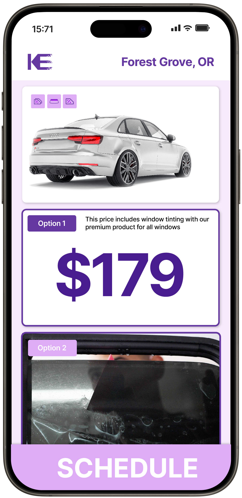 View Competitive Car Window Tinting Costs in Forest Grove, Oregon
