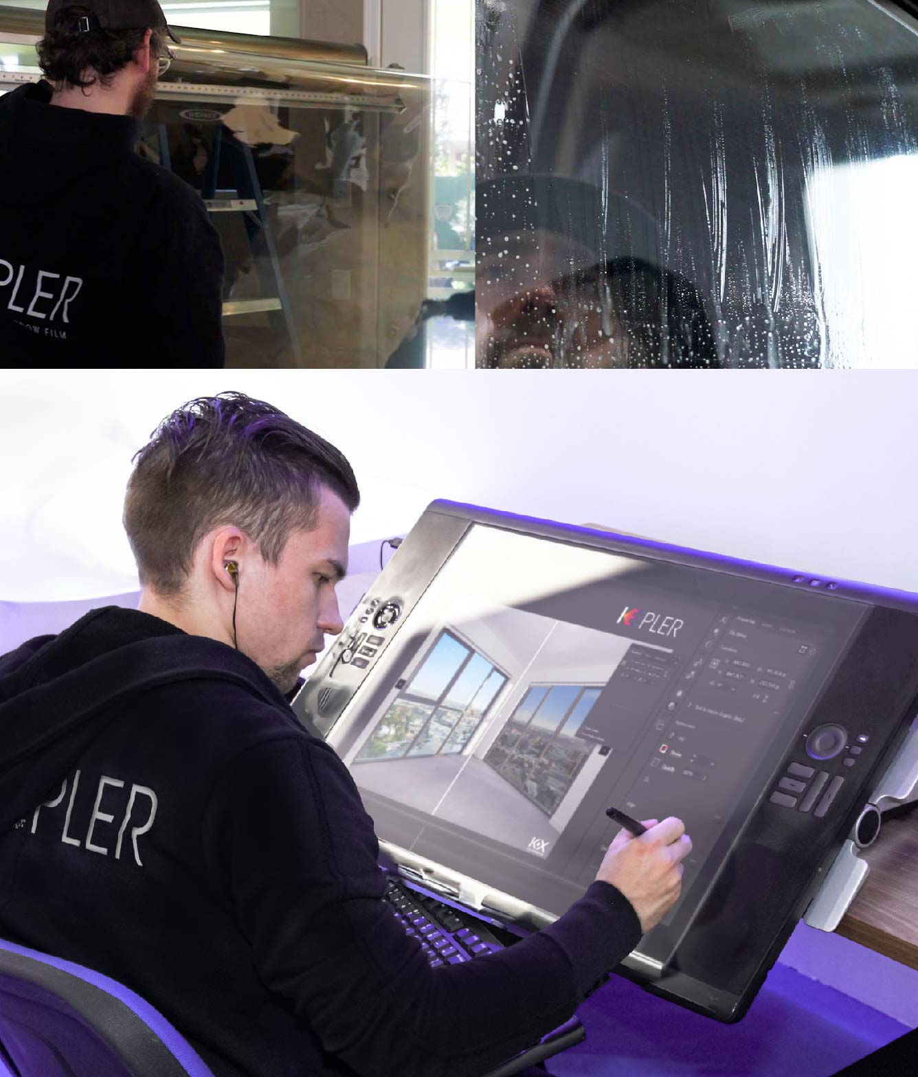 Kepler Specialist Performing Commercial Window Tinting in Helena Helena