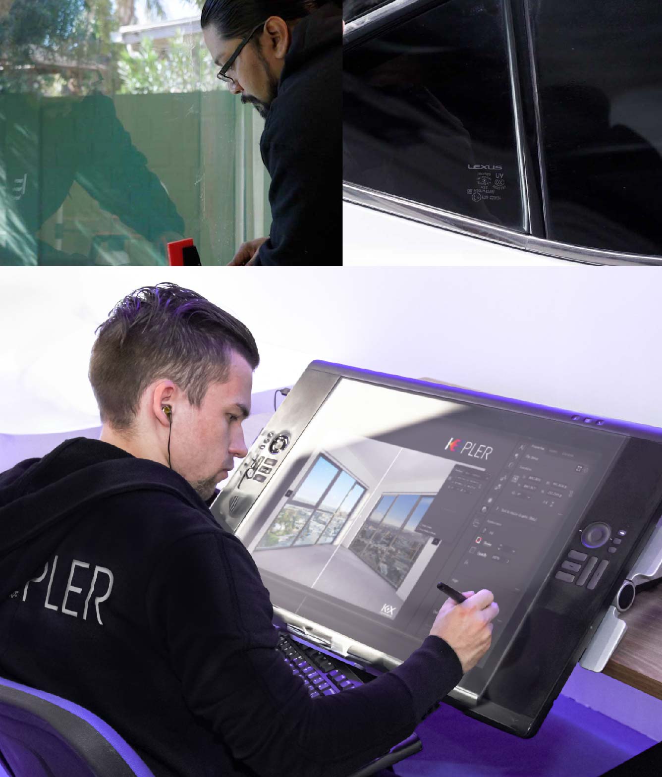 Kepler Specialist Performing Commercial Window Tinting in Redmond Redmond