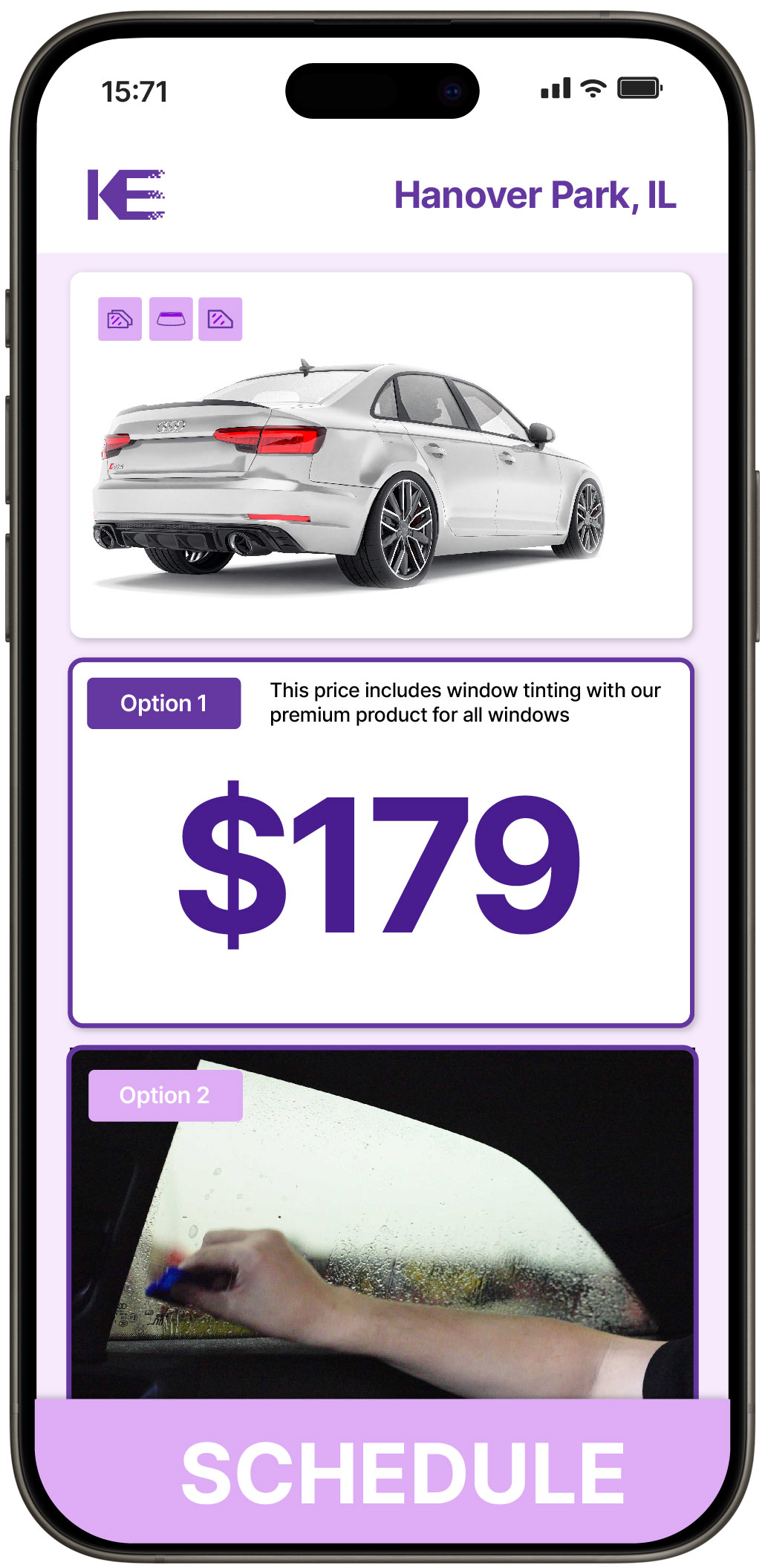 View Affordable Car Window Tinting Prices in Hanover Park, Illinois