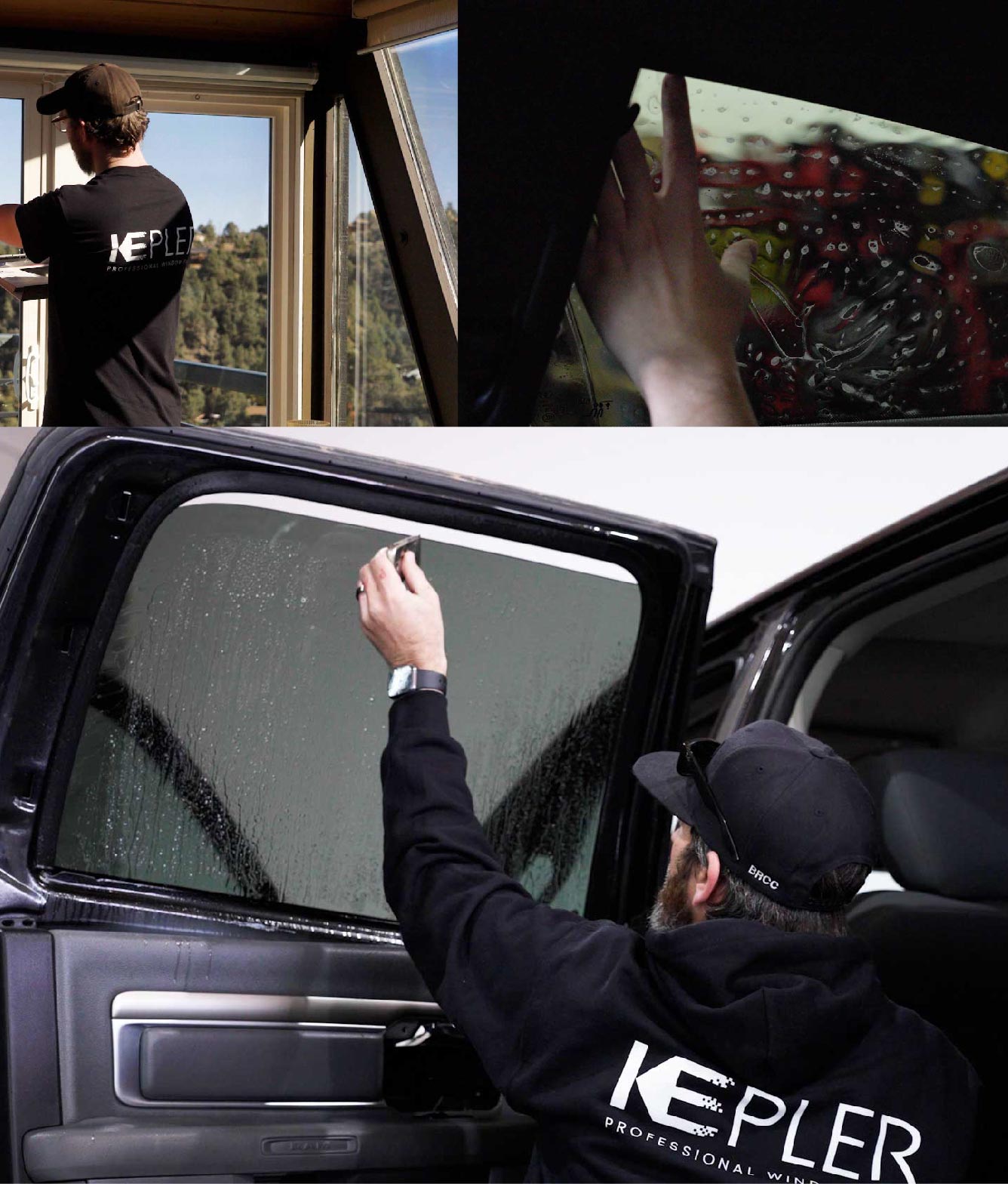 Kepler Window Tinting Specialists at Work in Miamisburg, Ohio