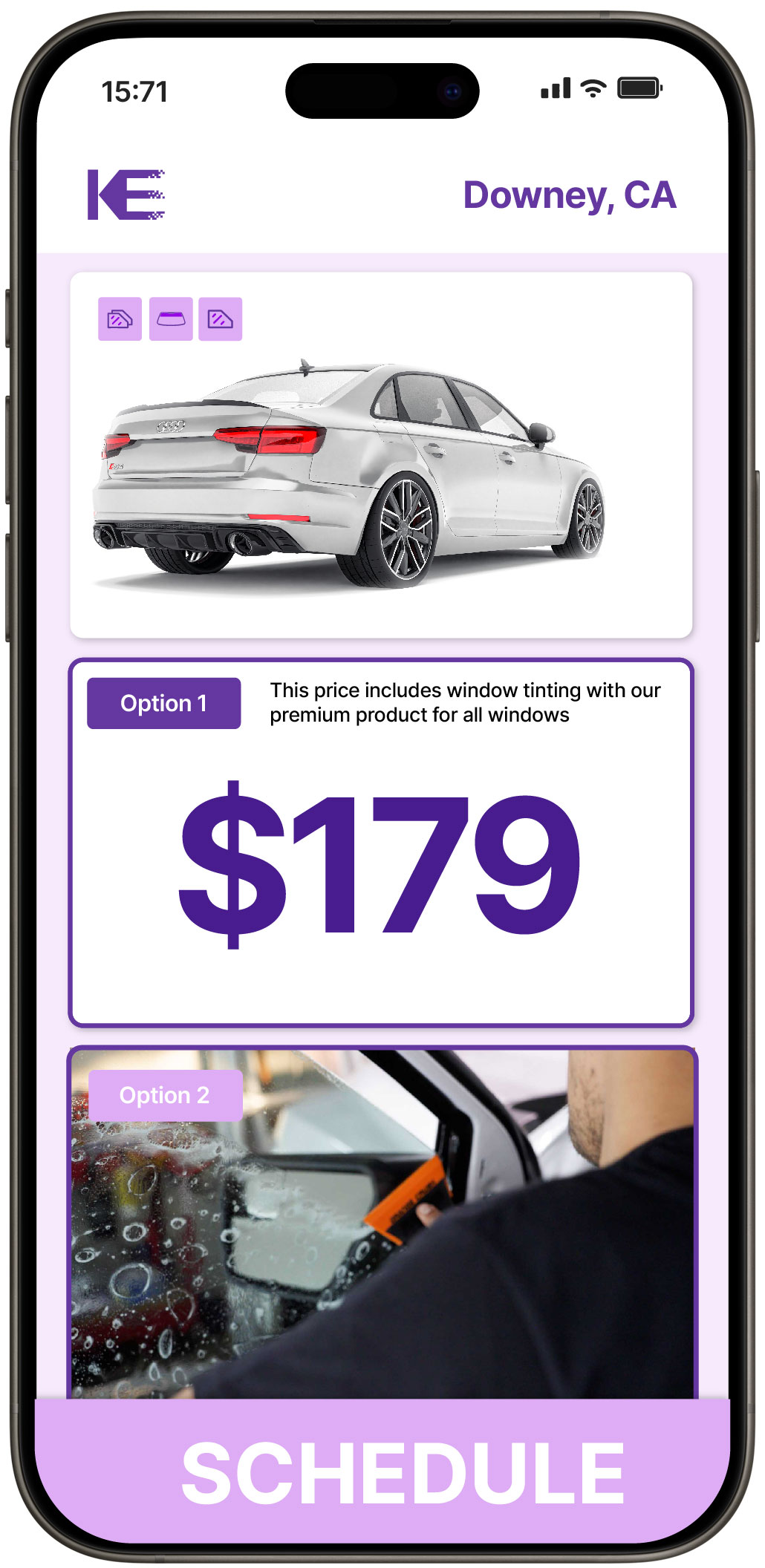 View Reasonable Car Window Tinting Costs in Downey, California