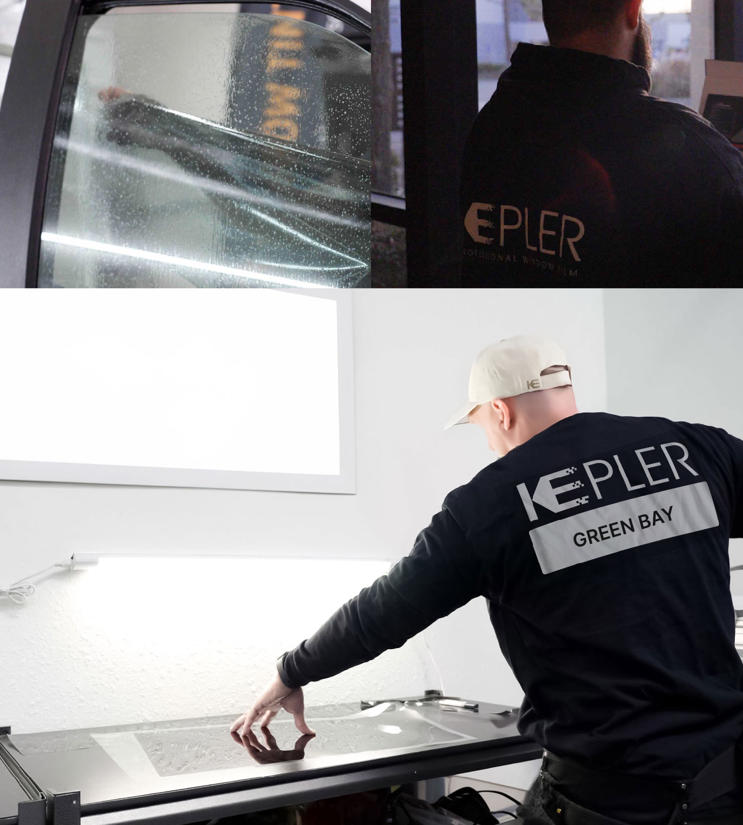Window Tinting Specialist Cutting Film in Green Bay, Wisconsin