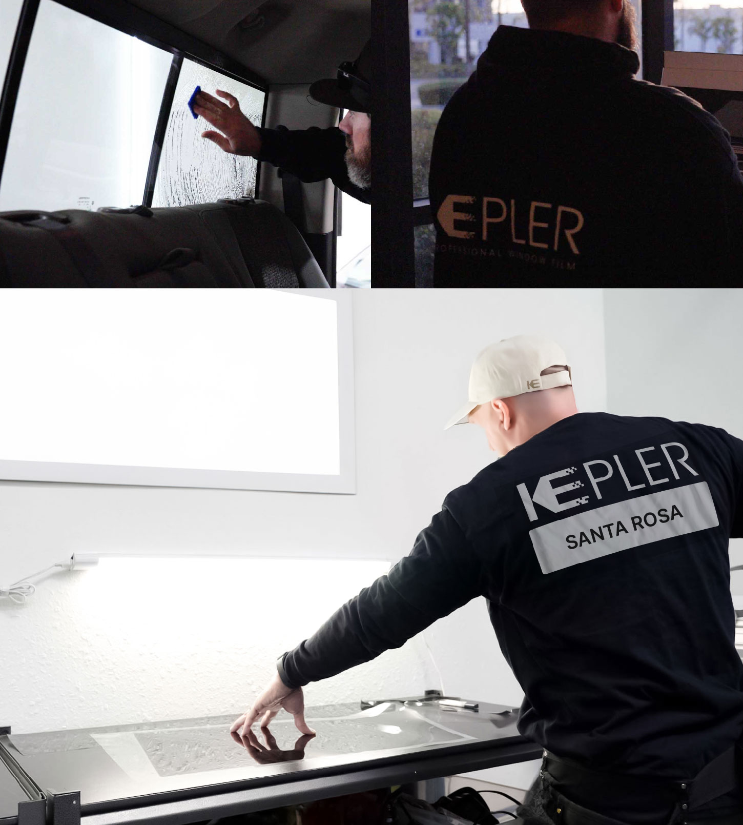 Window Tinting Specialist Cutting Film in Santa Rosa, California