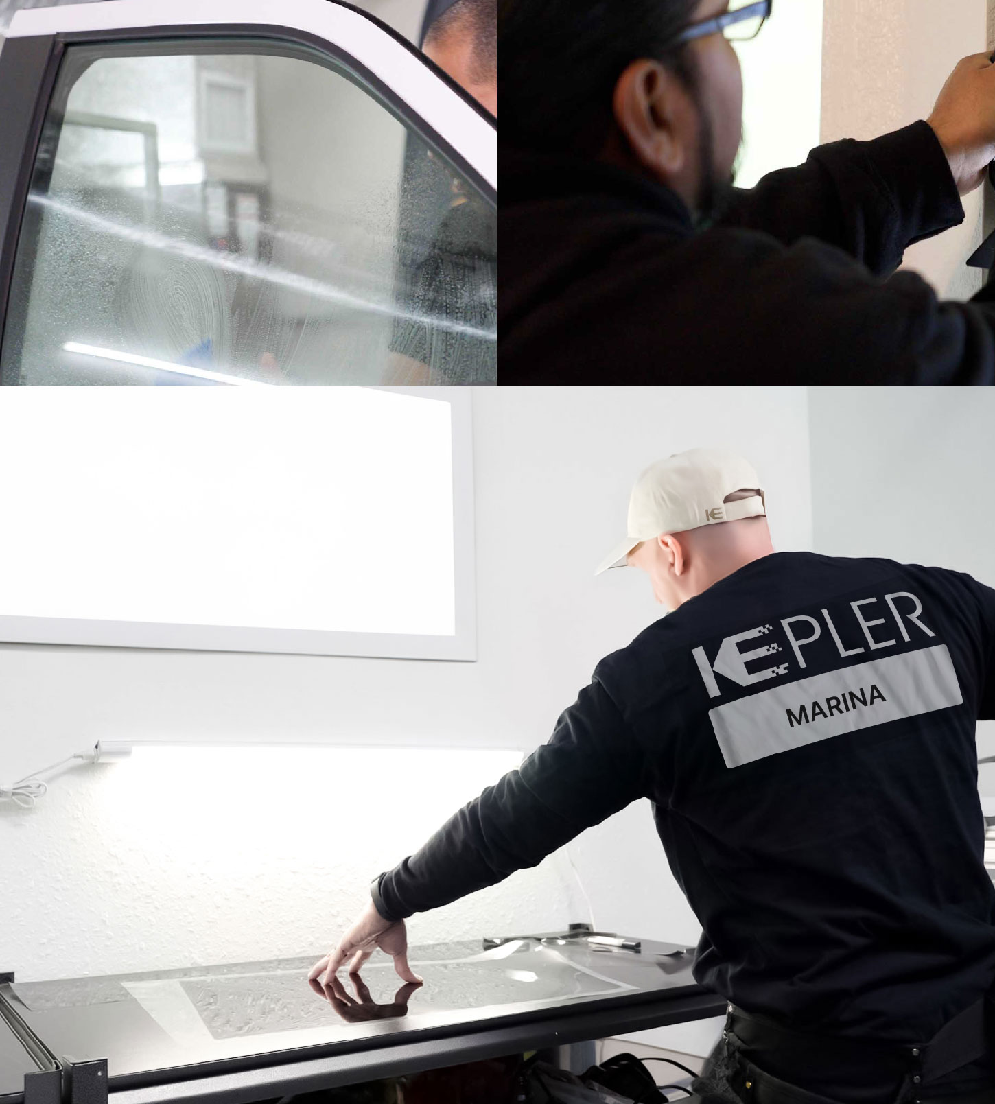 Window Tinting Specialist Cutting Film in Marina, California