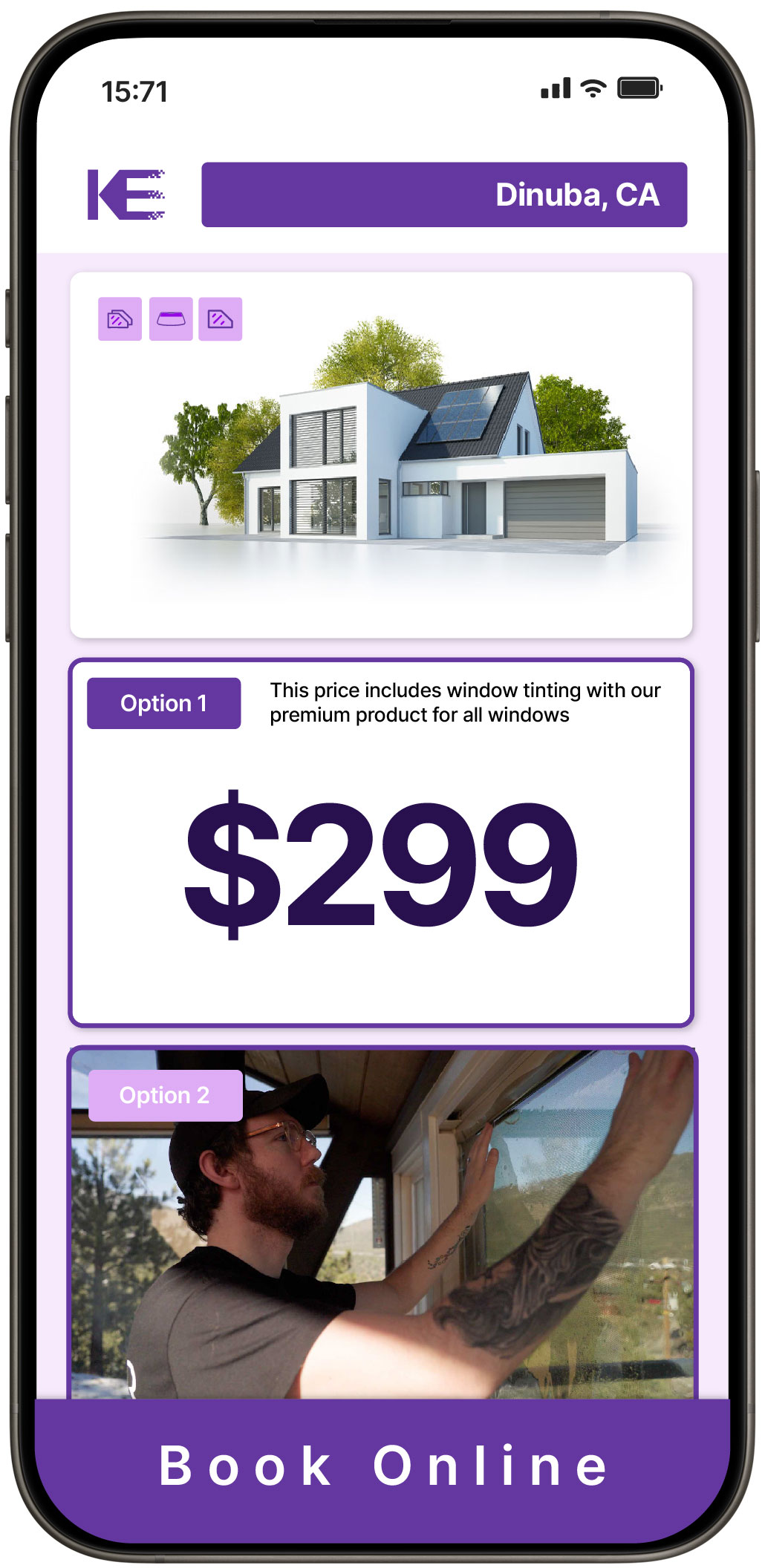 View Reasonable Home Window Tinting Prices in Dinuba, California