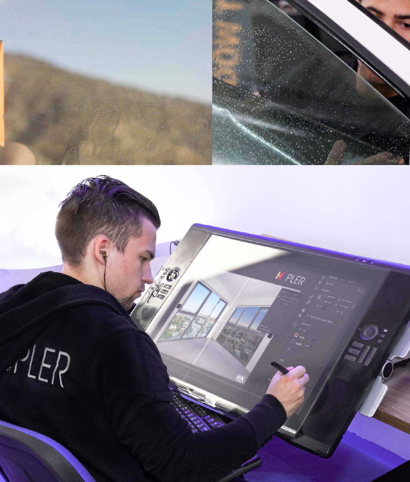 Kepler Specialist Performing Commercial Window Tinting in Gardner Gardner