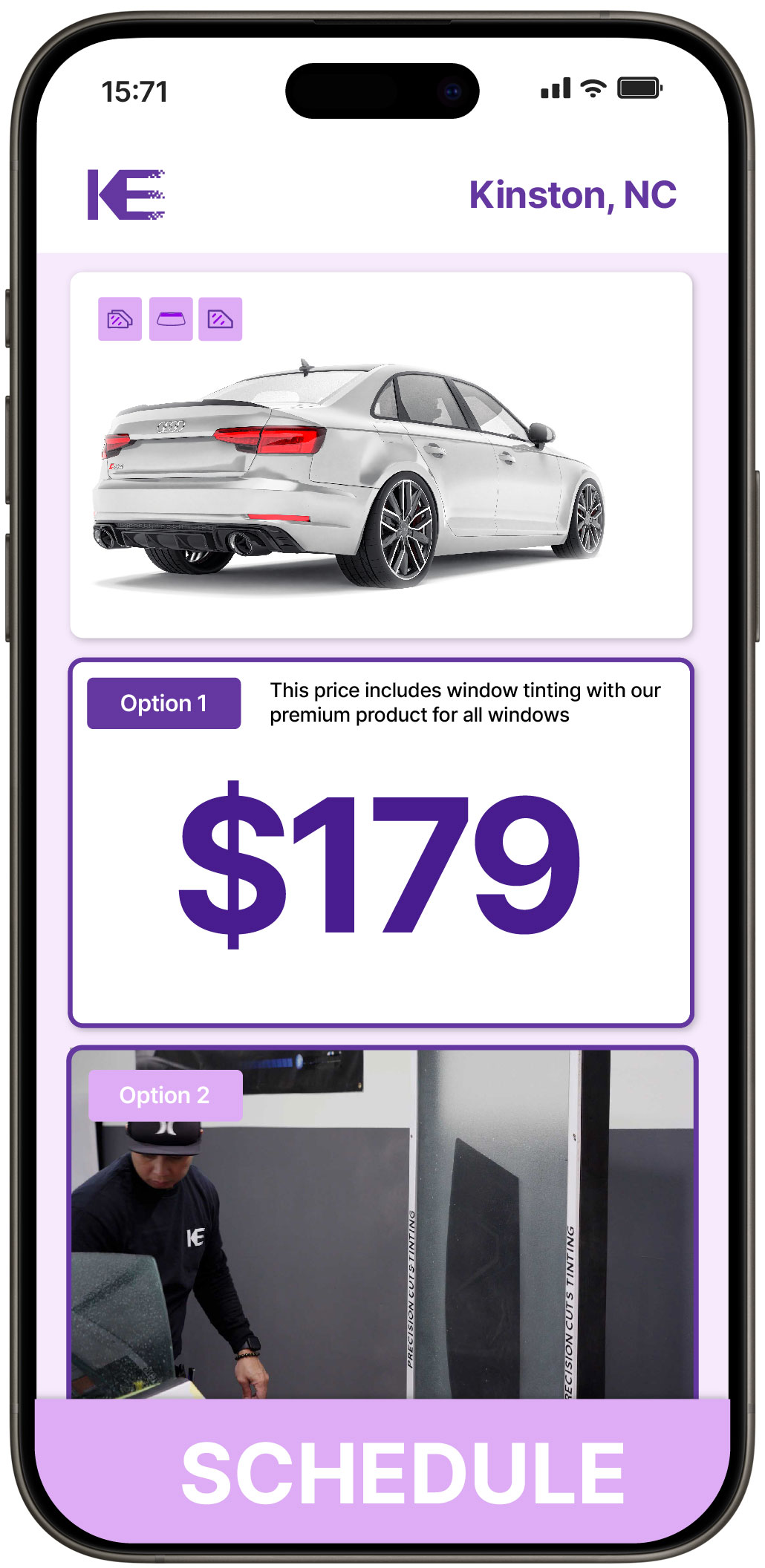 View Reasonable Car Window Tinting Prices in Kinston, North Carolina