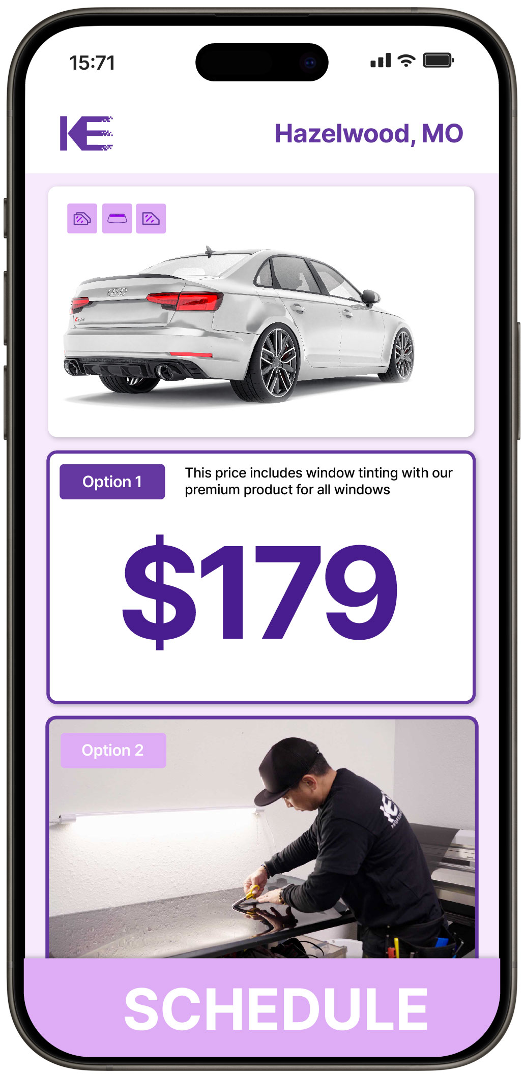 View Affordable Car Window Tinting Costs in Hazelwood, Missouri
