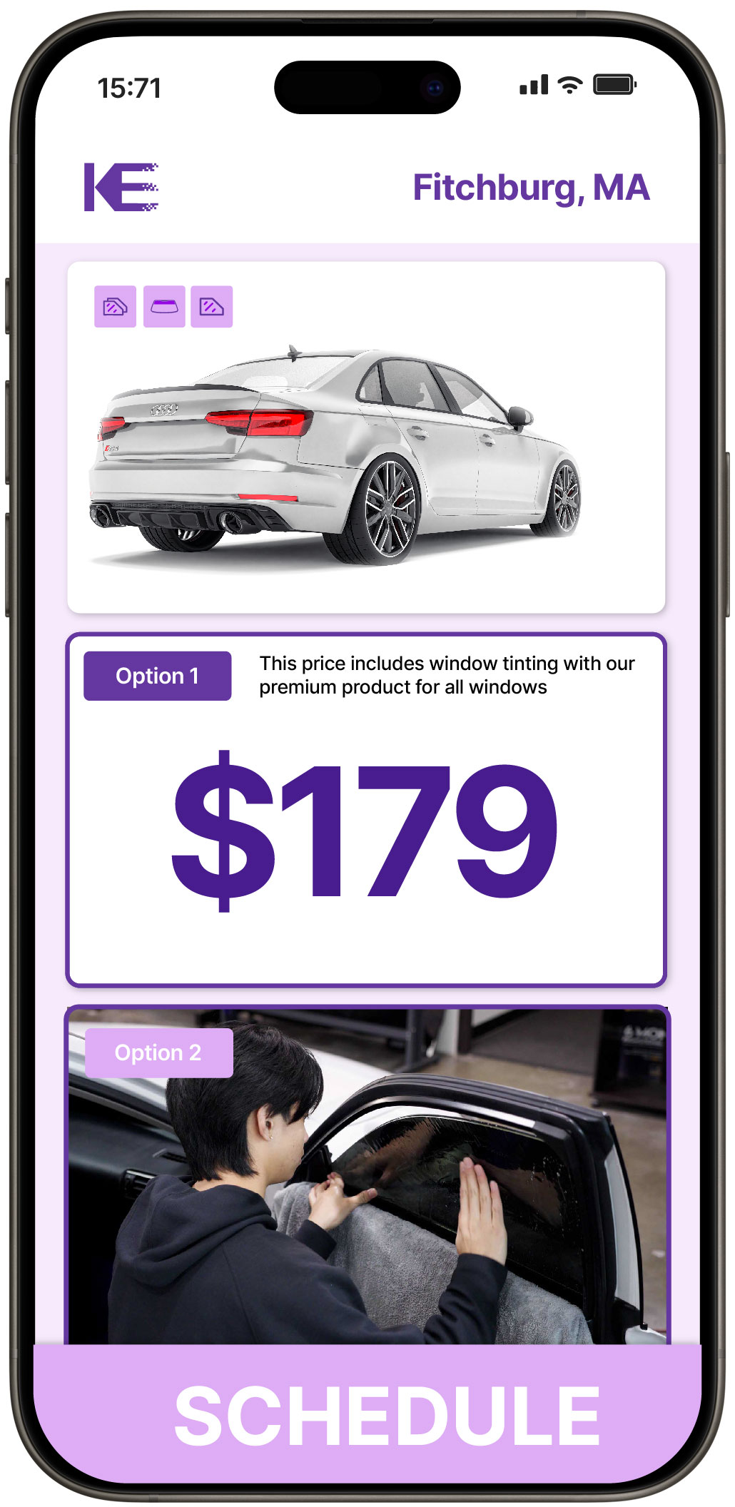 View Affordable Car Window Tinting Prices in Fitchburg, Massachusetts