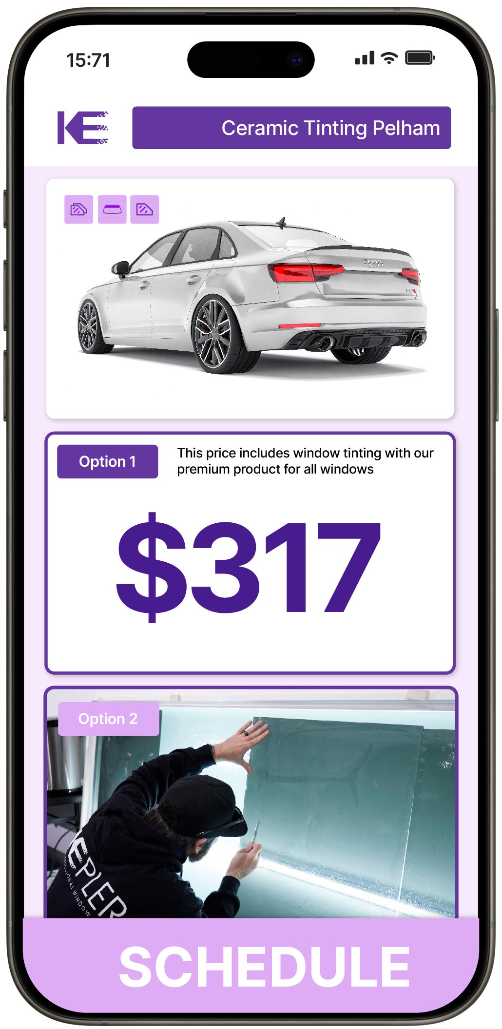 View Competitive Ceramic Window Tinting Rates in Pelham, Alabama