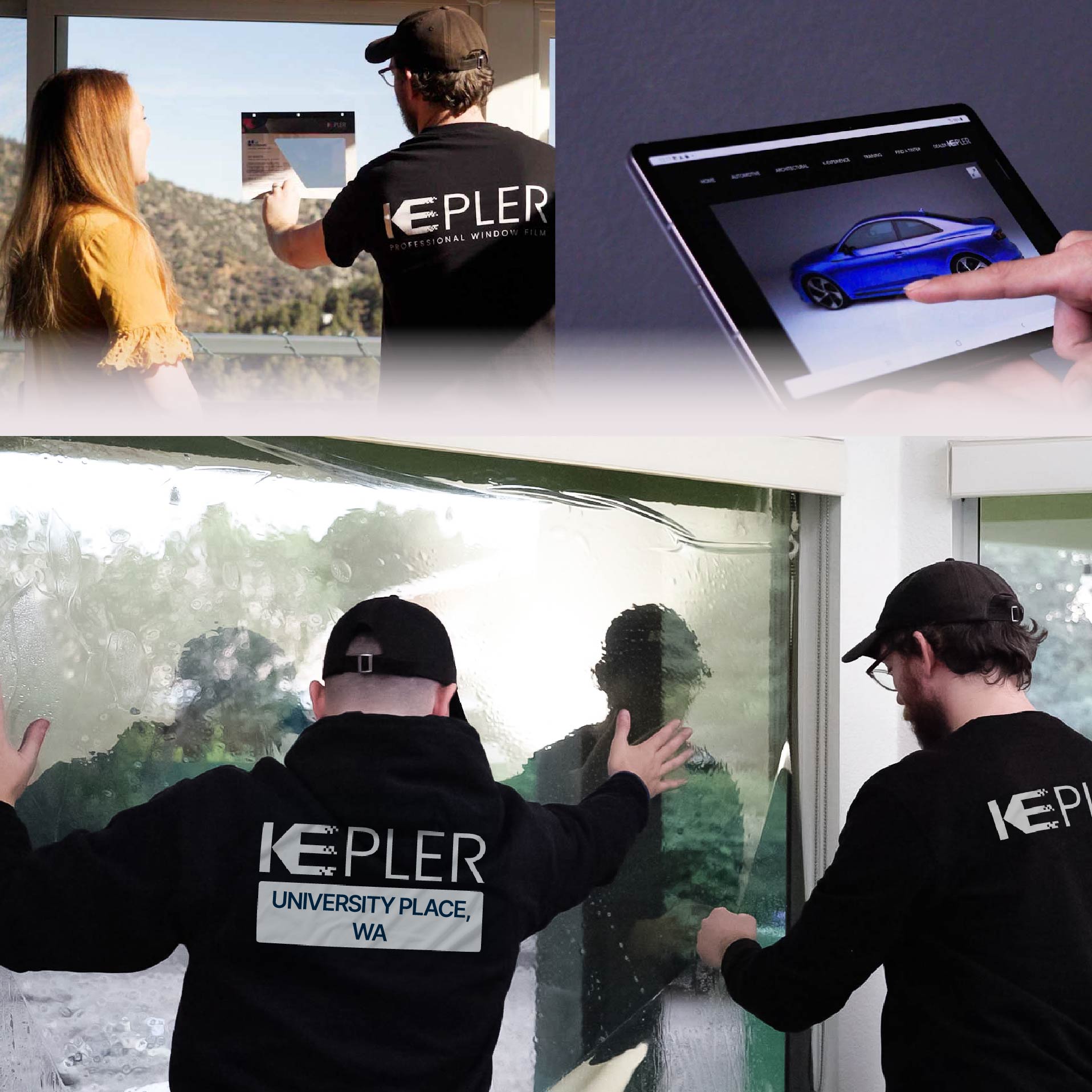 Kepler Specialist Performing Commercial Window Tinting in University Place University Place