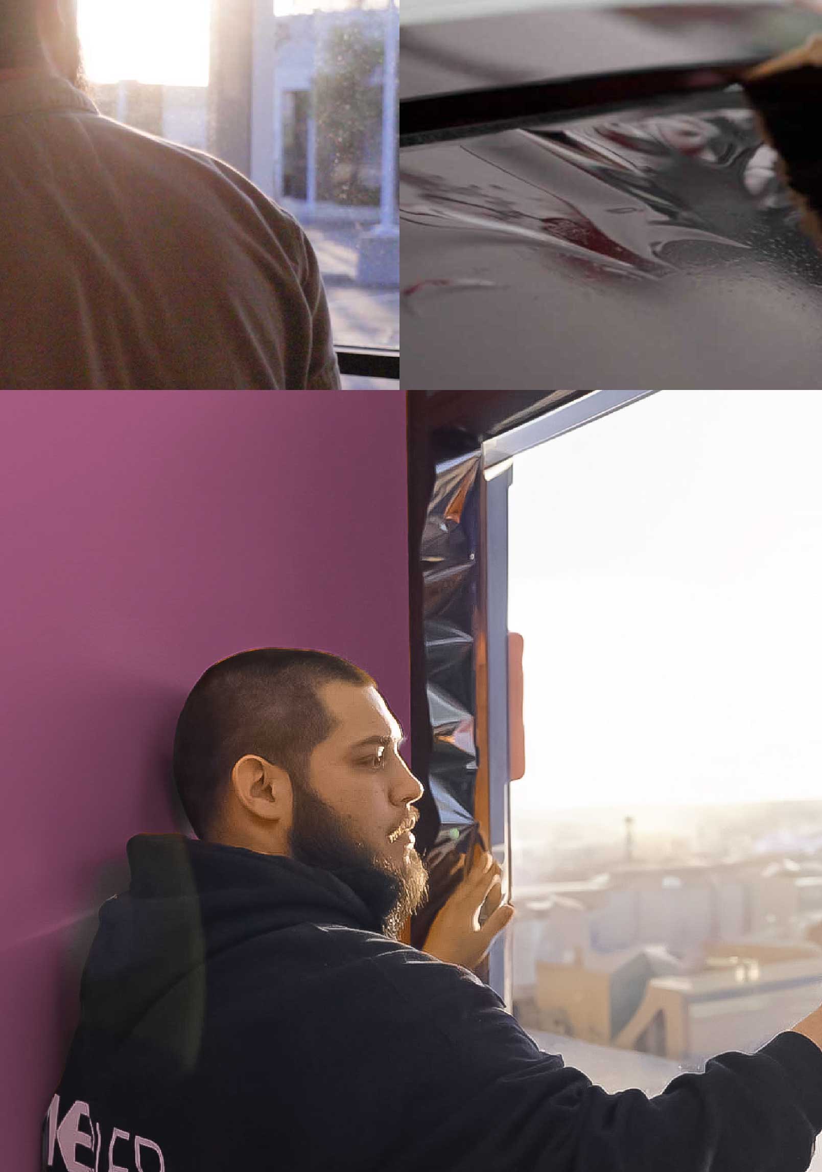 Kepler Specialist Installing Security Window Film in Kalamazoo Michigan