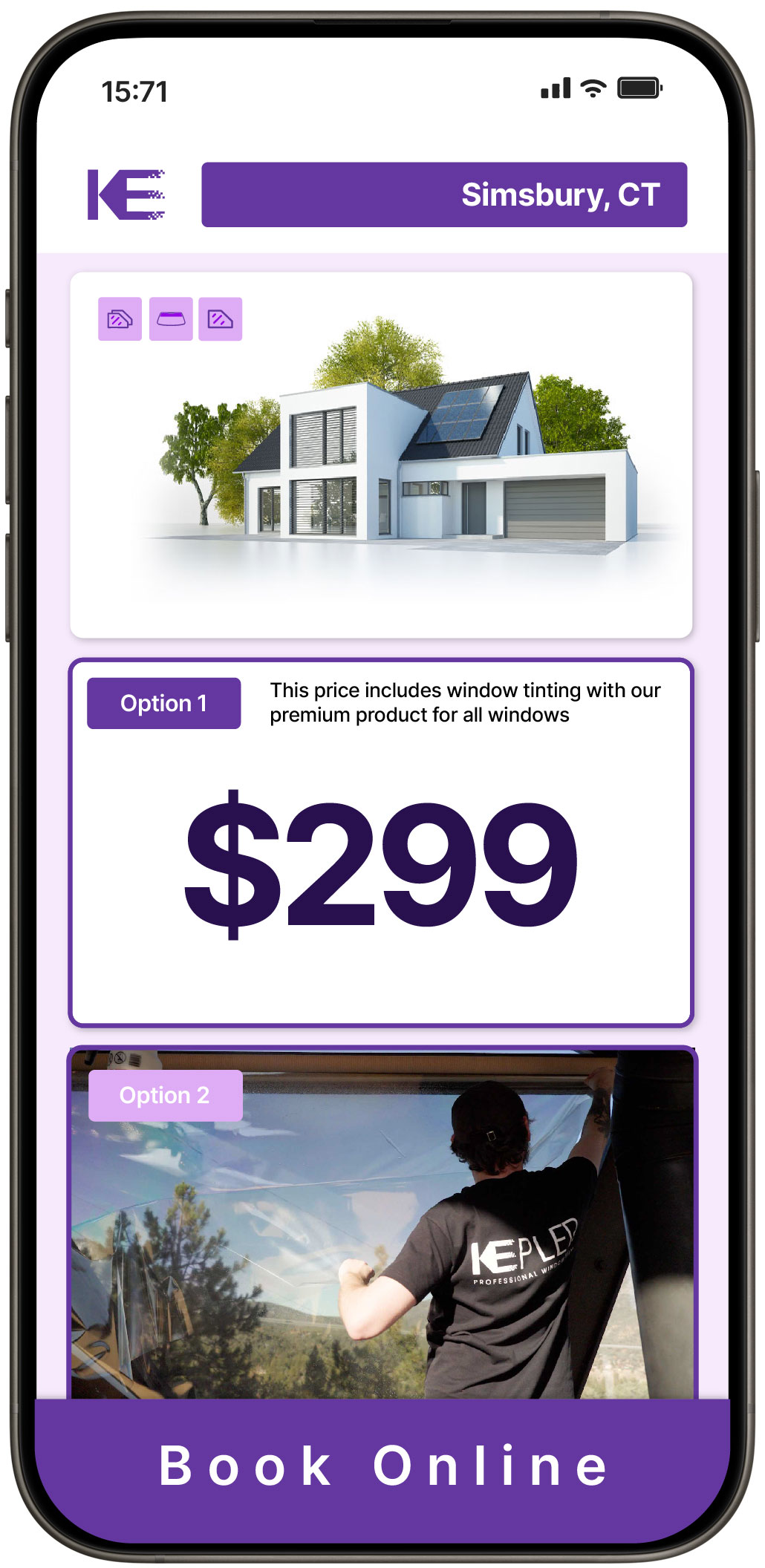 View Affordable Home Window Tinting Costs in Simsbury, Connecticut