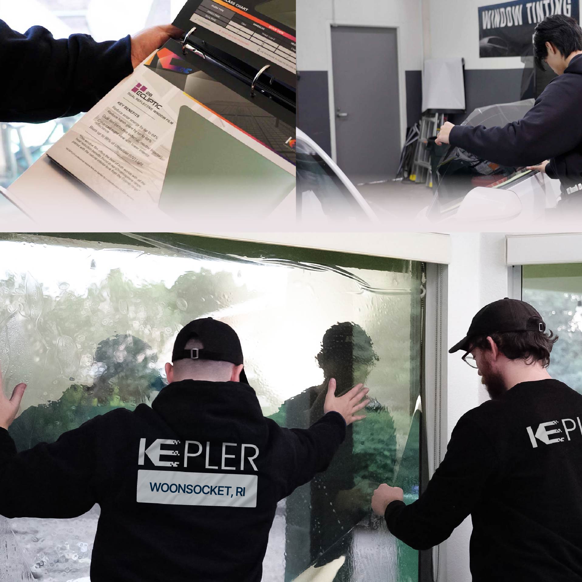 Kepler Specialist Performing Commercial Window Tinting in Woonsocket Woonsocket