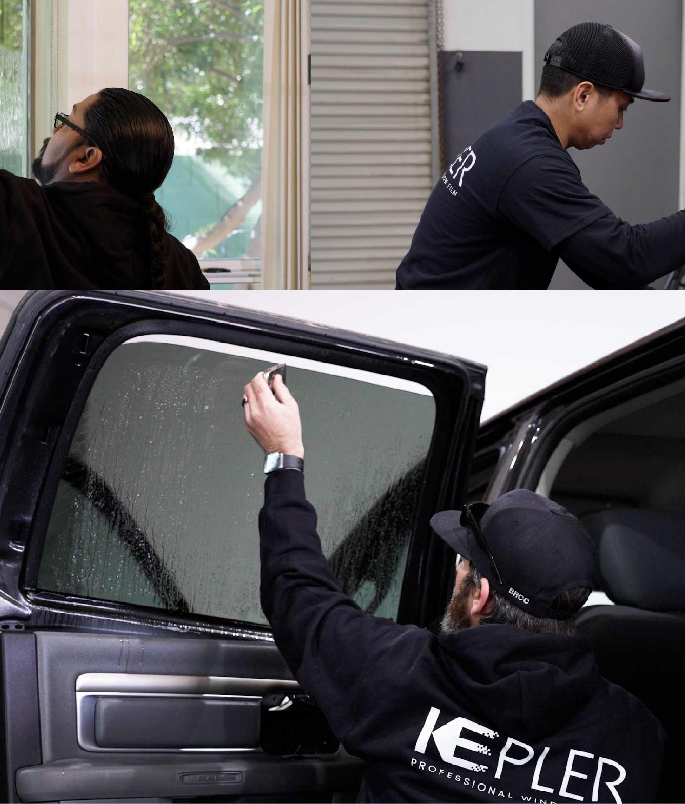Kepler Window Tinting Specialists at Work in Ansonia, Connecticut