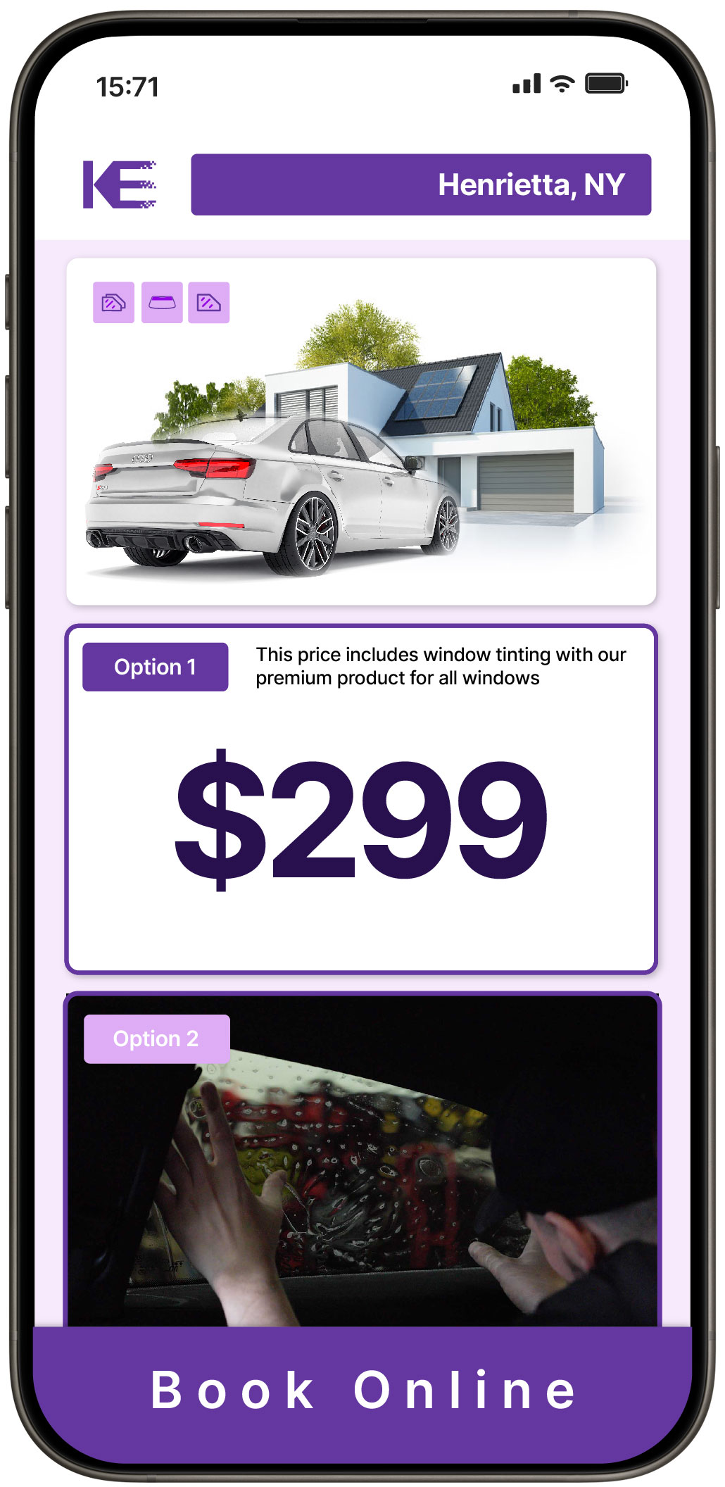 View Competitive Window Tinting Prices in Henrietta, New York