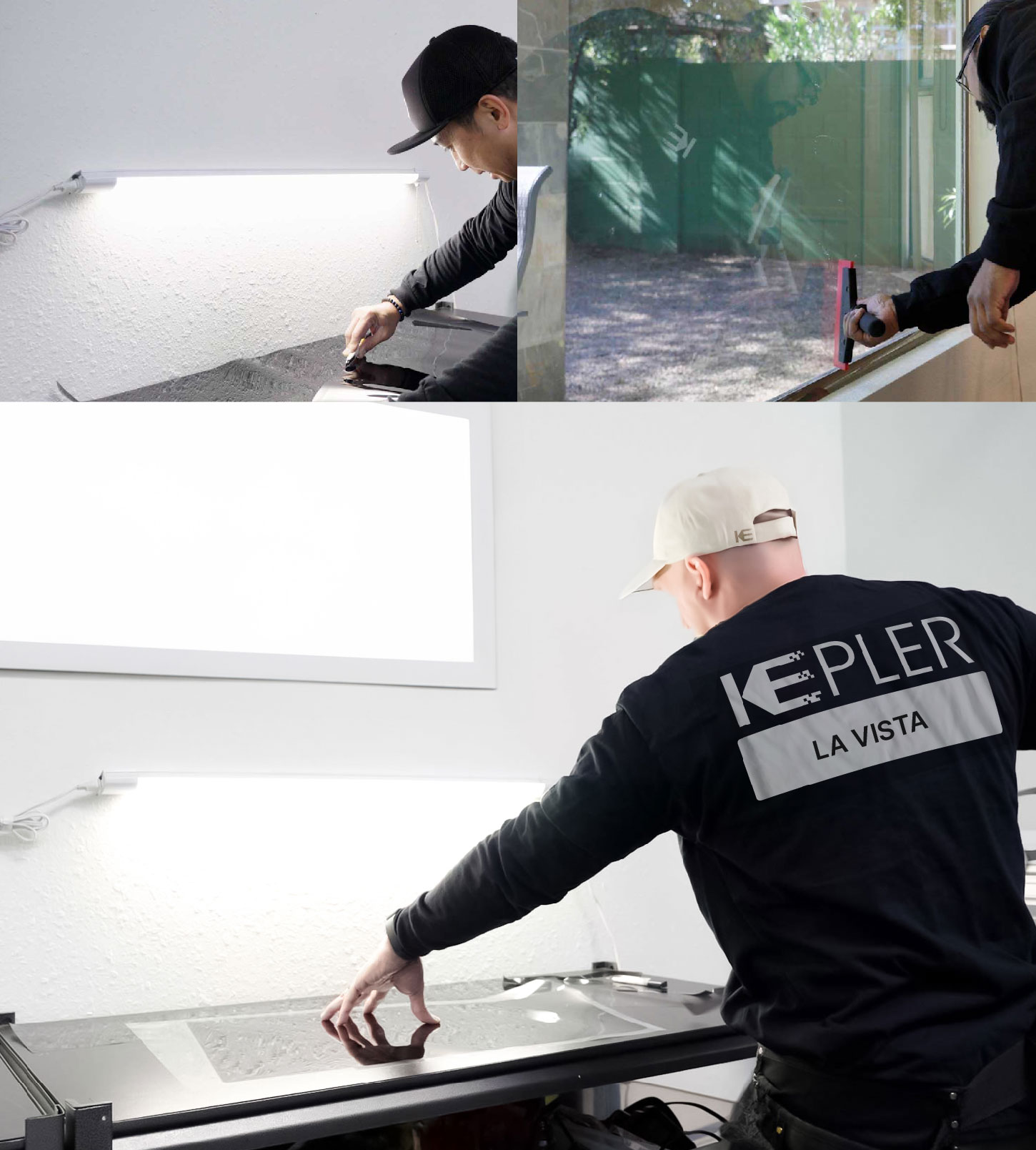 Window Tinting Specialist Cutting Film in La Vista, Nebraska