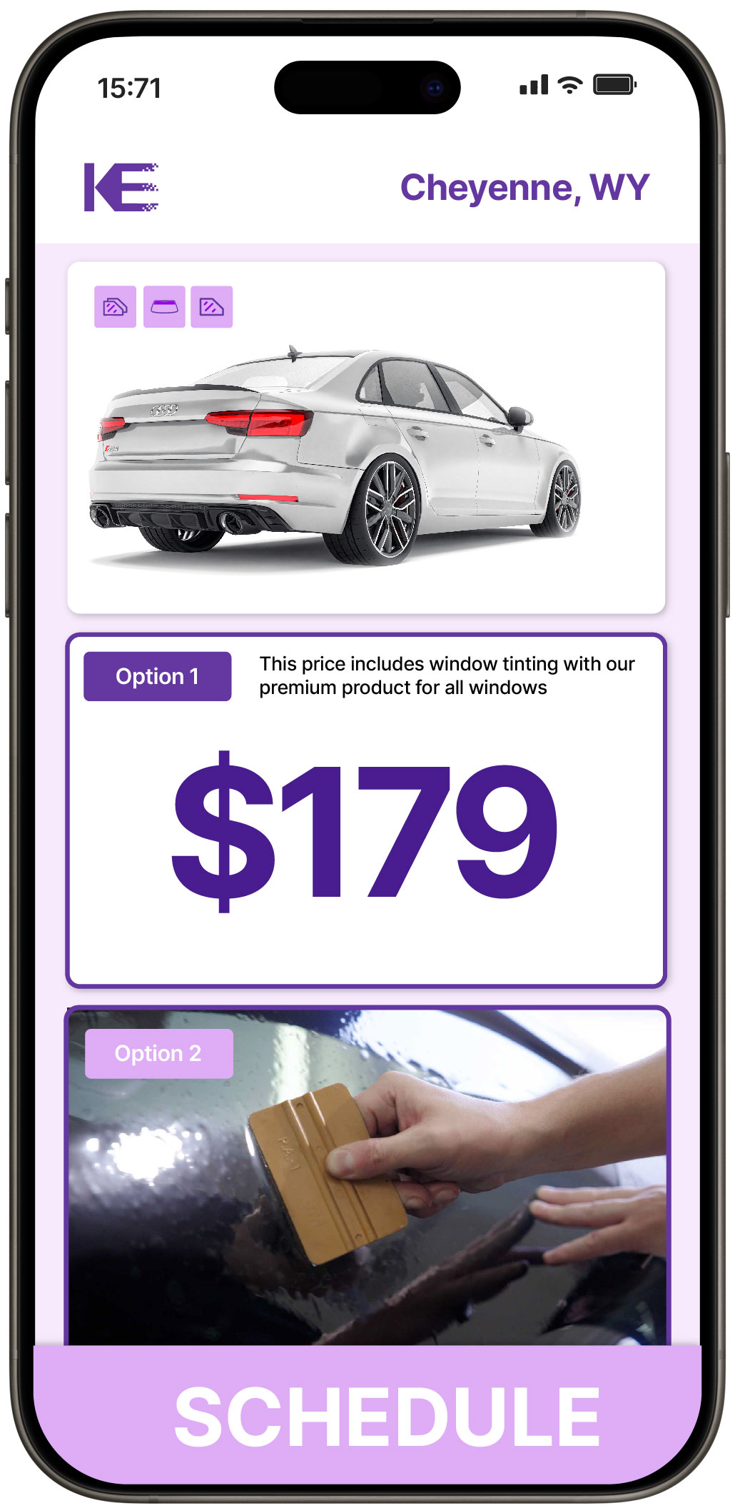 View Competitive Car Window Tinting Prices in Cheyenne, Wyoming