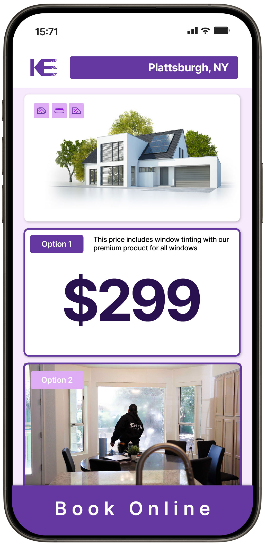 View Competitive Home Window Tinting Rates in Plattsburgh, New York