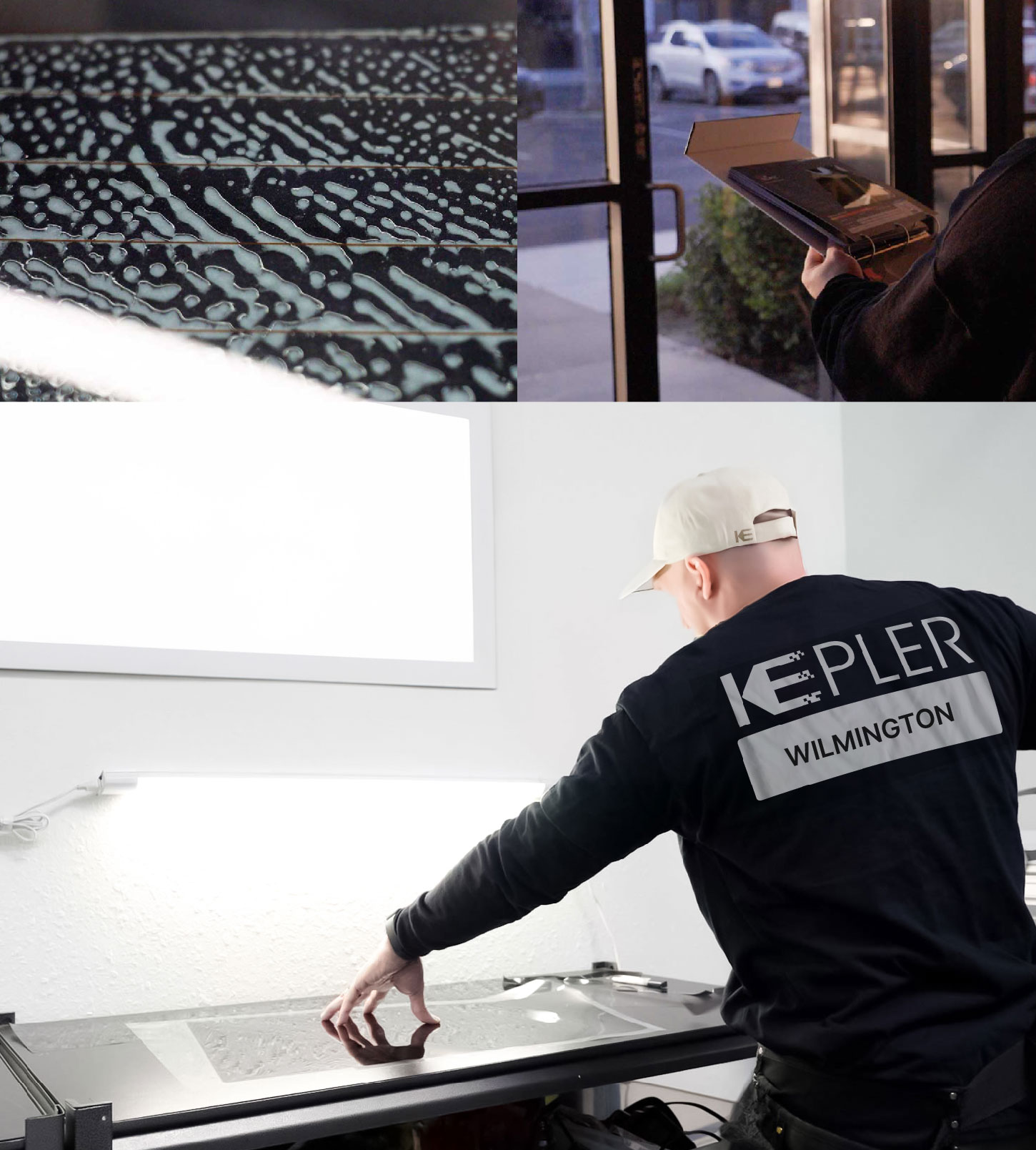 Window Tinting Specialist Cutting Film in Wilmington, California
