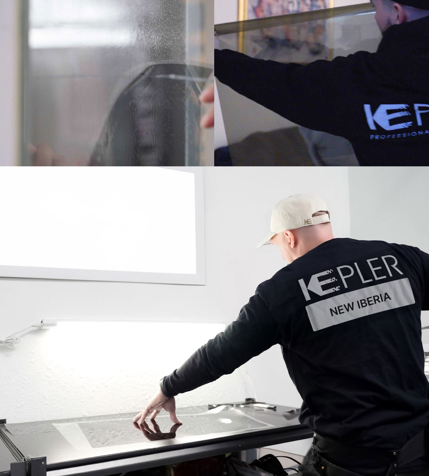 Window Tinting Specialist Cutting Film in New Iberia, Louisiana