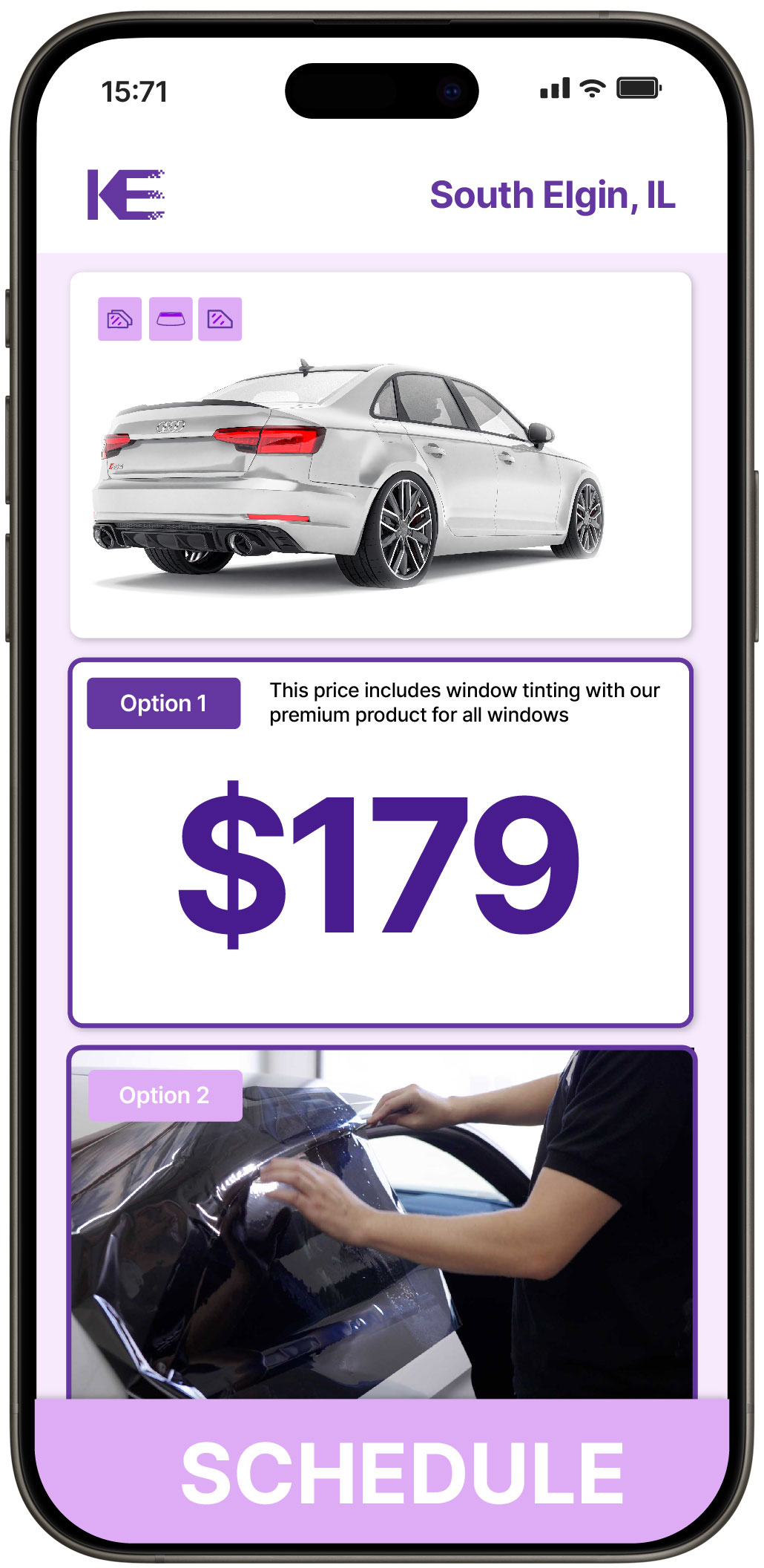 View Reasonable Car Window Tinting Rates in South Elgin, Illinois